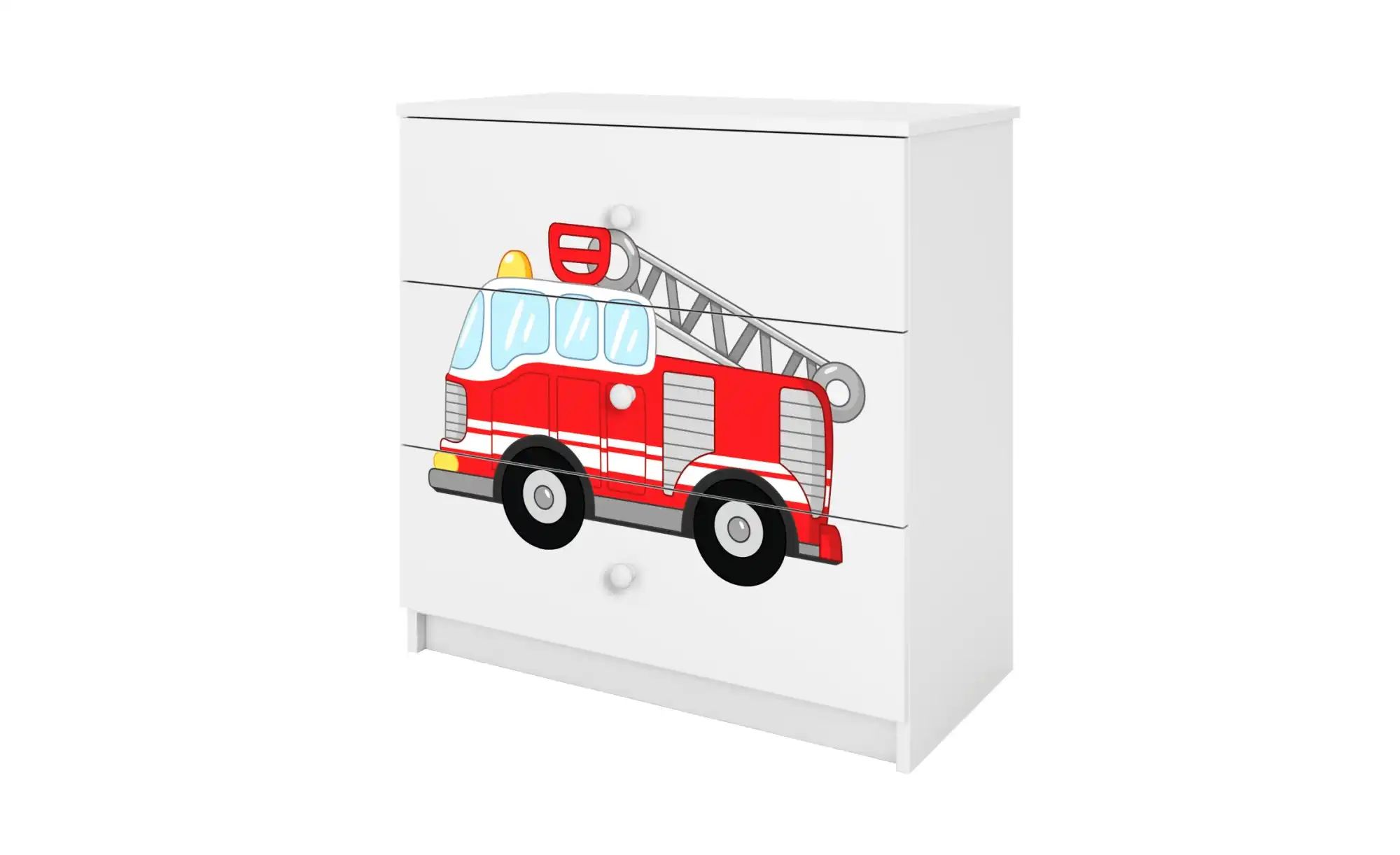 Kommode  Feuerwehr ¦ weiß ¦ Maße (cm): B: 81 H: 80,5 Kommoden & Sideboards günstig online kaufen
