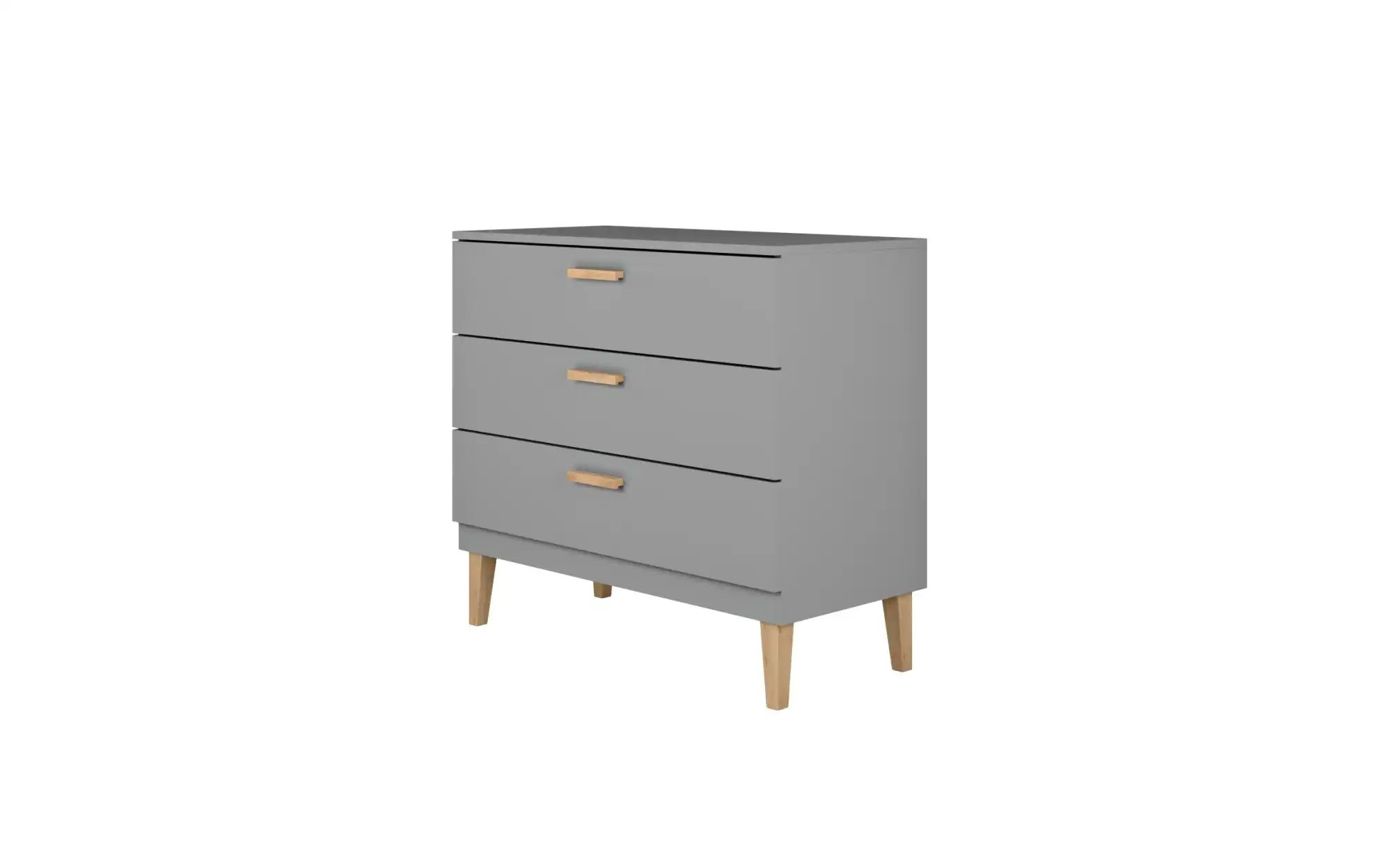 Kommode  Kubi ¦ grau ¦ Maße (cm): B: 100 H: 90 Kommoden & Sideboards > Komm günstig online kaufen