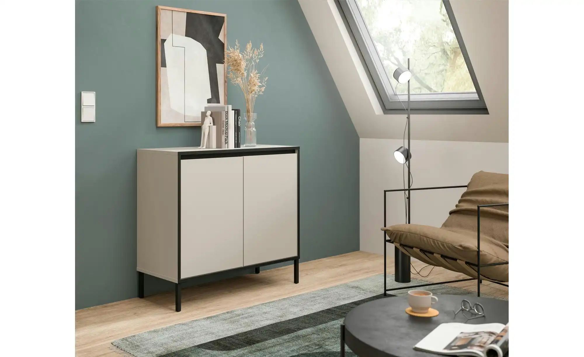 Thumbnail - Sideboard  Tron ¦ creme ¦ Maße (cm): B: 92 H: 83 Kommoden & Sideboards > Sideboards - Höffner