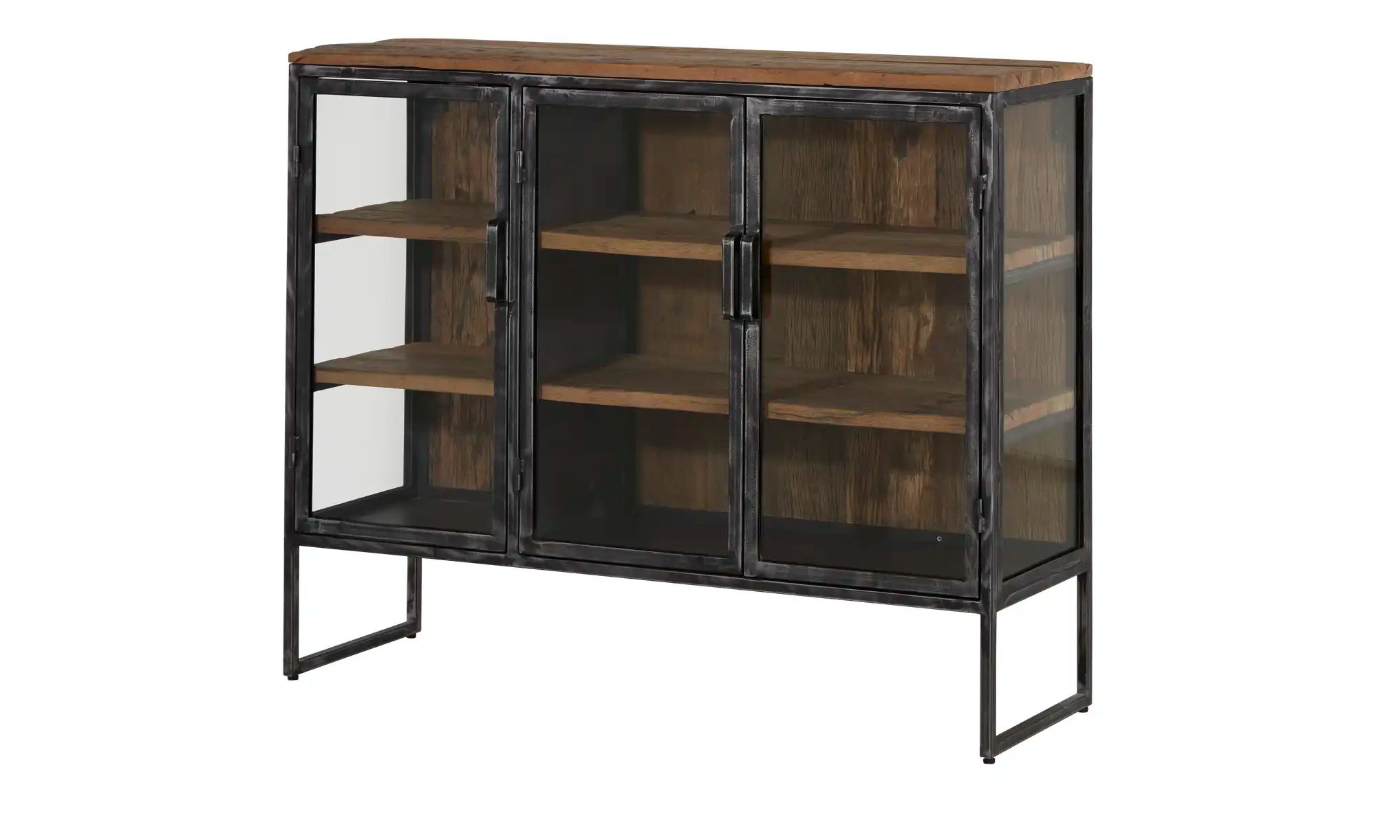 Sideboard-Vitrine Korofi ¦ braun ¦ Maße (cm): B: 122 H: 100 T: 42.0 Schränke > Vitrinen - Höffner