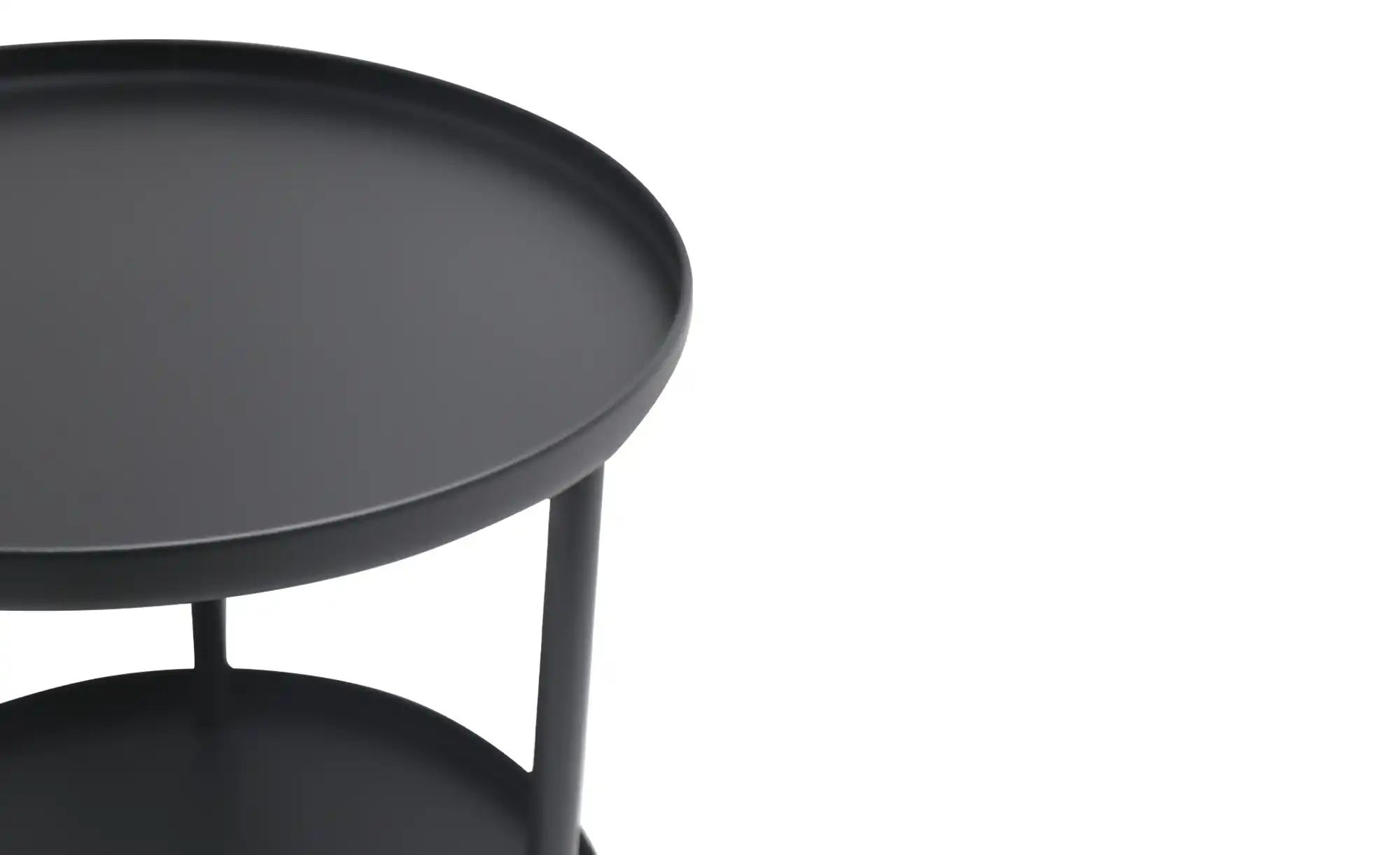 Beistelltisch  Ummari ¦ schwarz ¦ Maße (cm): H: 52  Ø: 41 Tische > Beistell günstig online kaufen