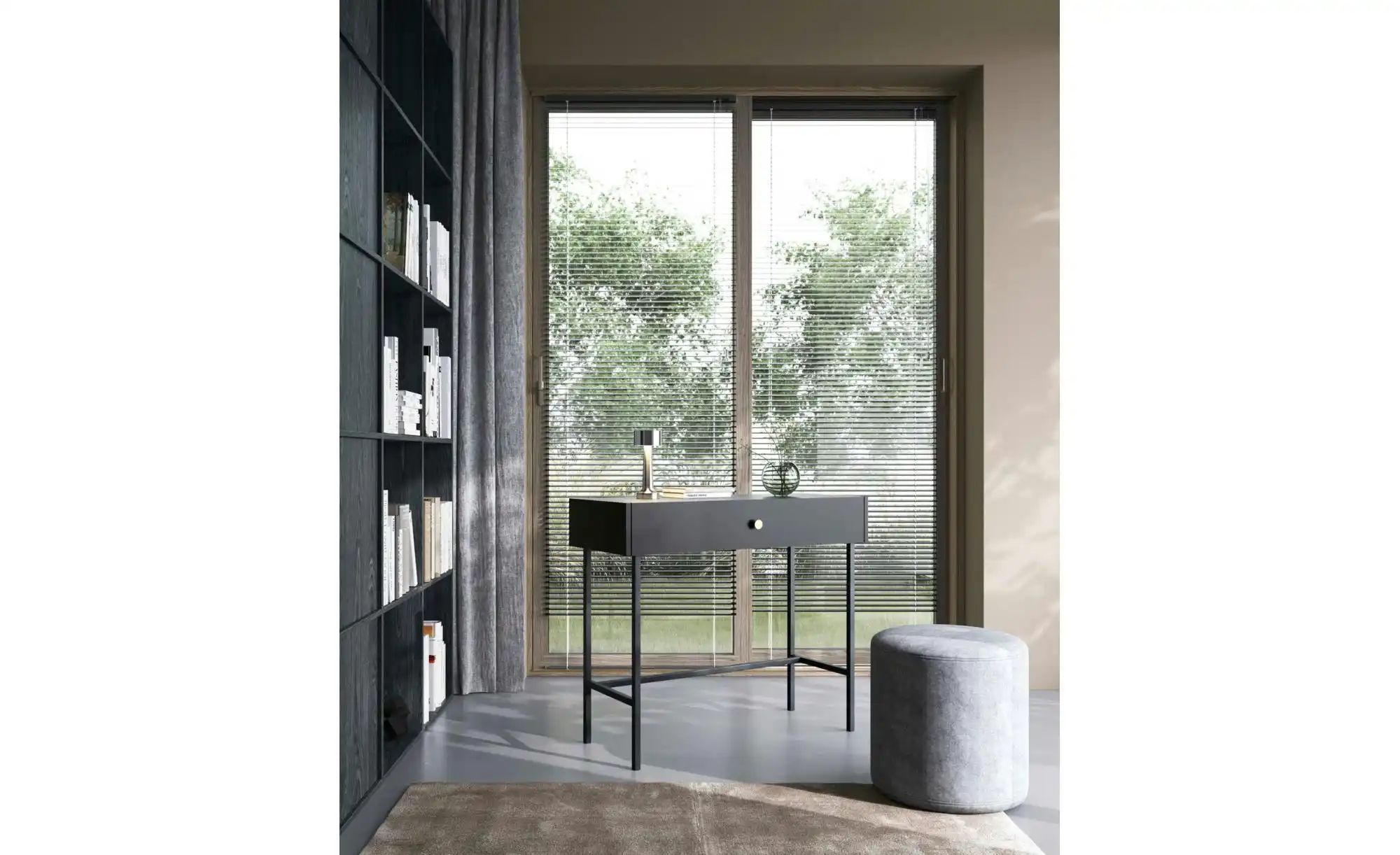 Selsey Schminktisch   ¦ schwarz ¦ Maße (cm): B: 93,2 H: 79 Tische > Schmink günstig online kaufen