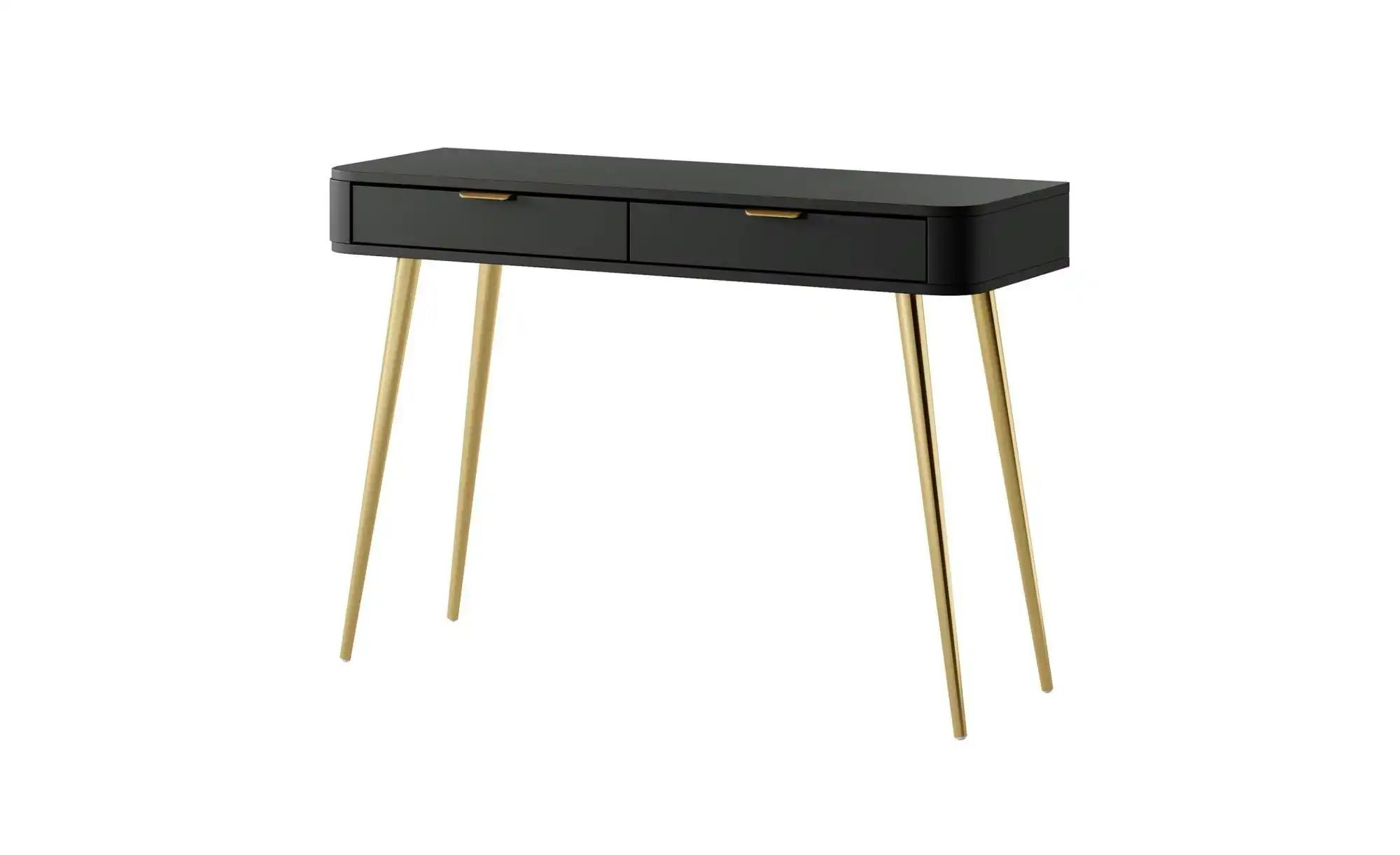 Selsey Schminktisch   ¦ schwarz ¦ Maße (cm): B: 112 H: 77,9 Tische > Schmin günstig online kaufen