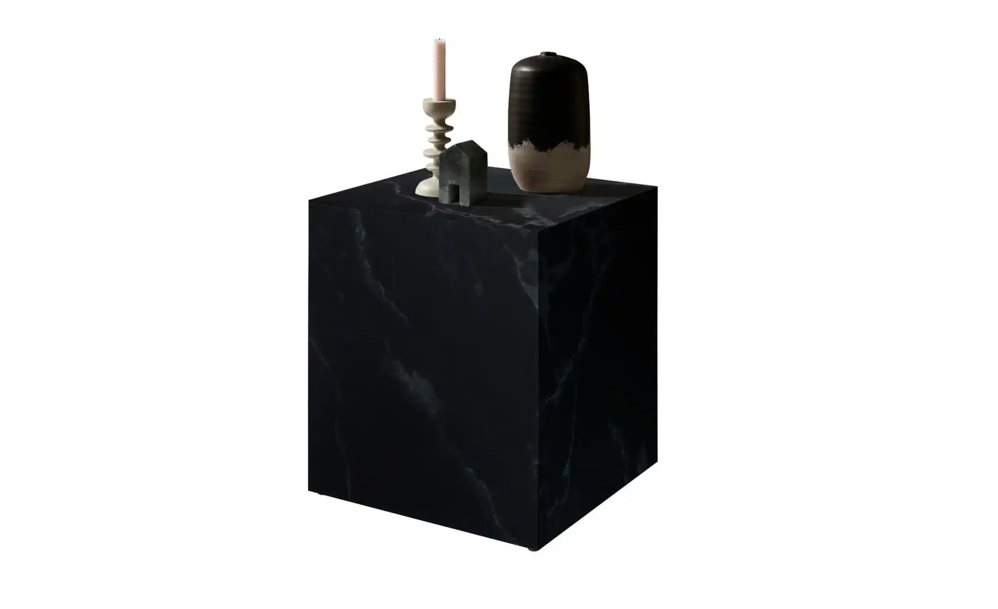 Beistelltisch   ¦ schwarz ¦ Maße (cm): B: 45 H: 50 Tische > Beistelltische günstig online kaufen