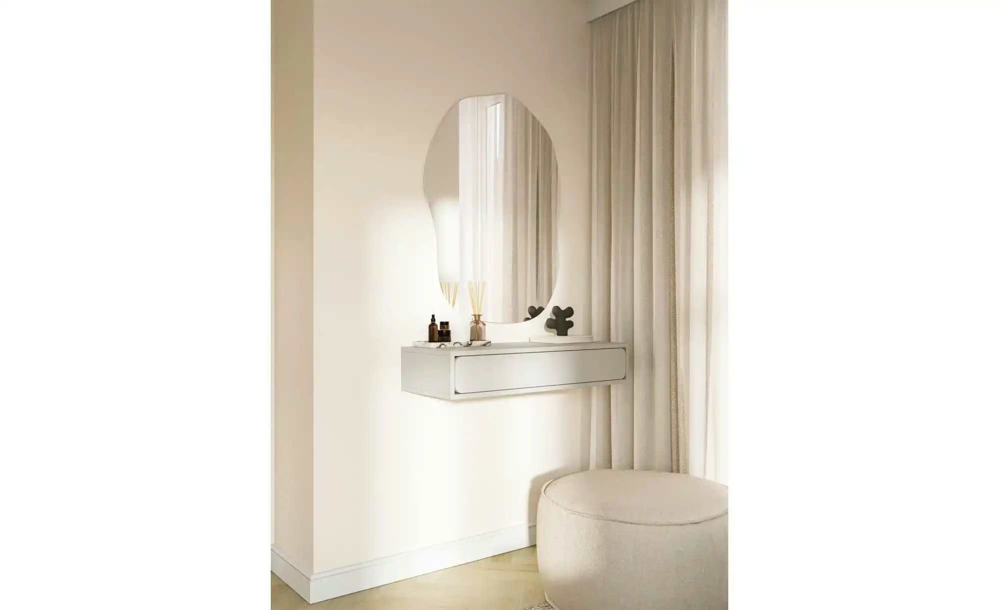 Thumbnail - Selsey Konsolentisch   ¦ beige ¦ Maße (cm): B: 90 H: 17 Tische > Konsolentische - Höffner