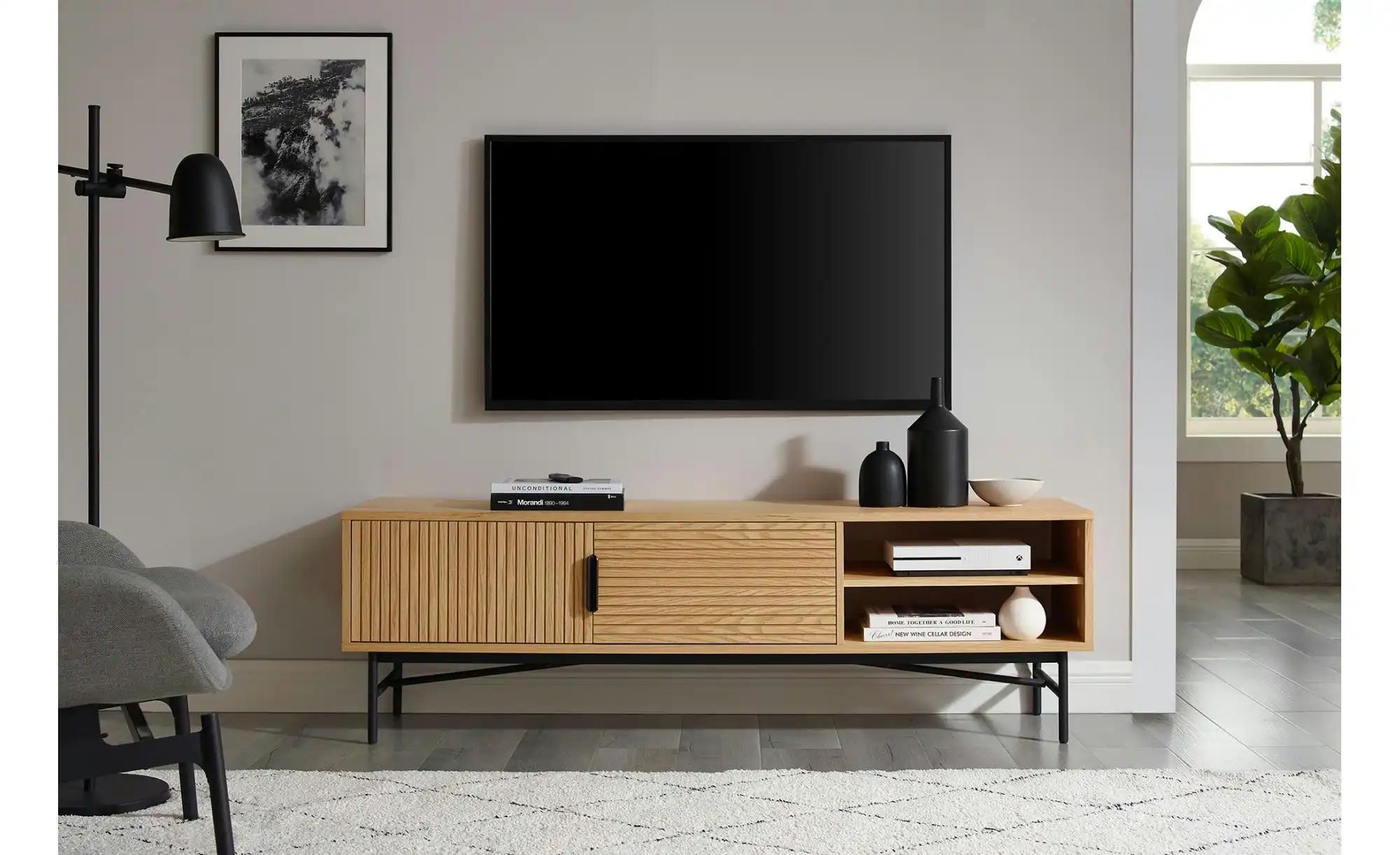 Thumbnail - Lowboard   ¦ holzfarben ¦ Maße (cm): B: 160 H: 50 Kommoden & Sideboards > Lowboards - Höffner