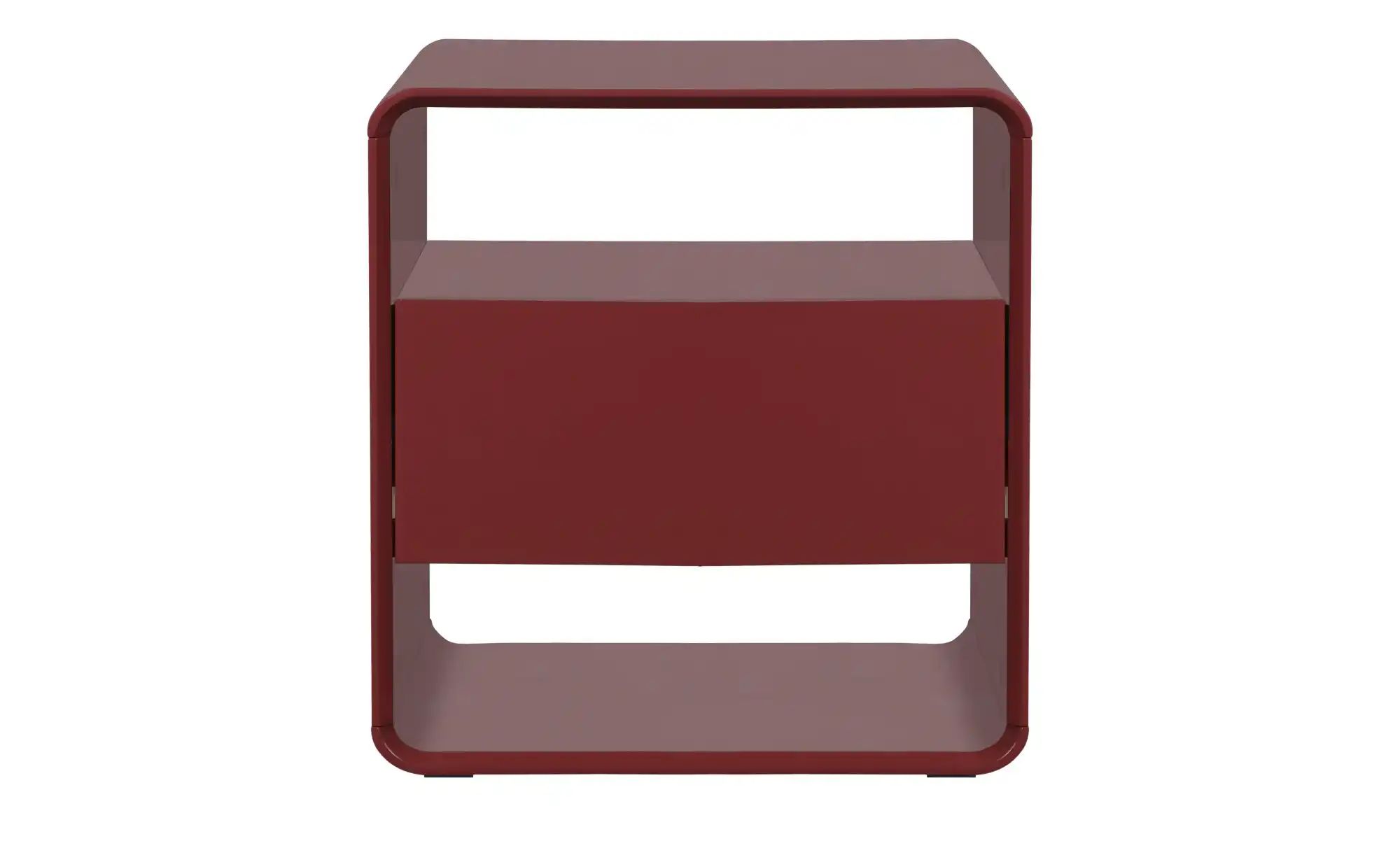 Nachtkommode  Damian ¦ rot ¦ Maße (cm): B: 48 H: 51 T: 40.0 Tische > Nachtt günstig online kaufen