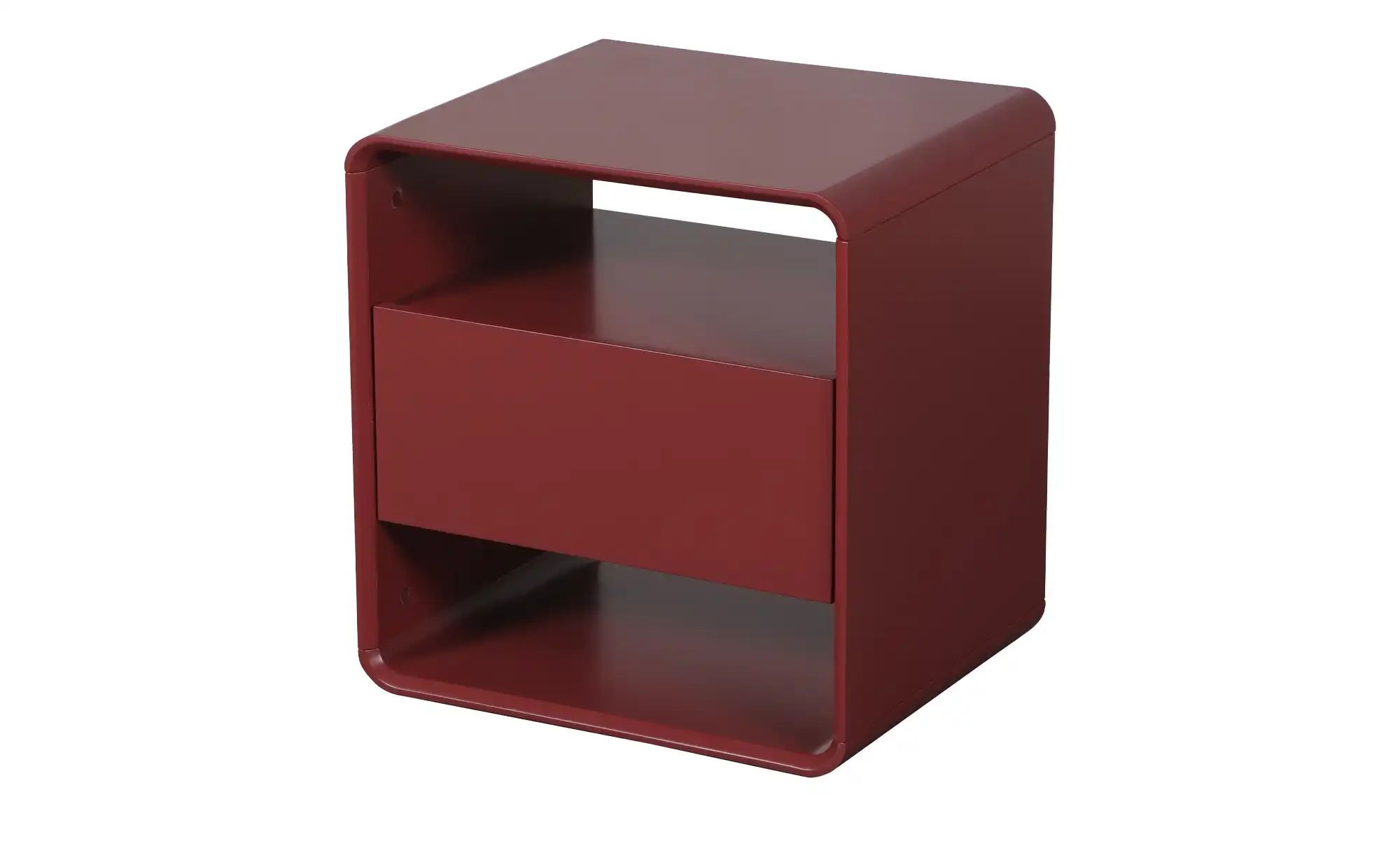 Nachtkommode  Damian ¦ rot ¦ Maße (cm): B: 48 H: 51 T: 40.0 Tische > Nachtt günstig online kaufen