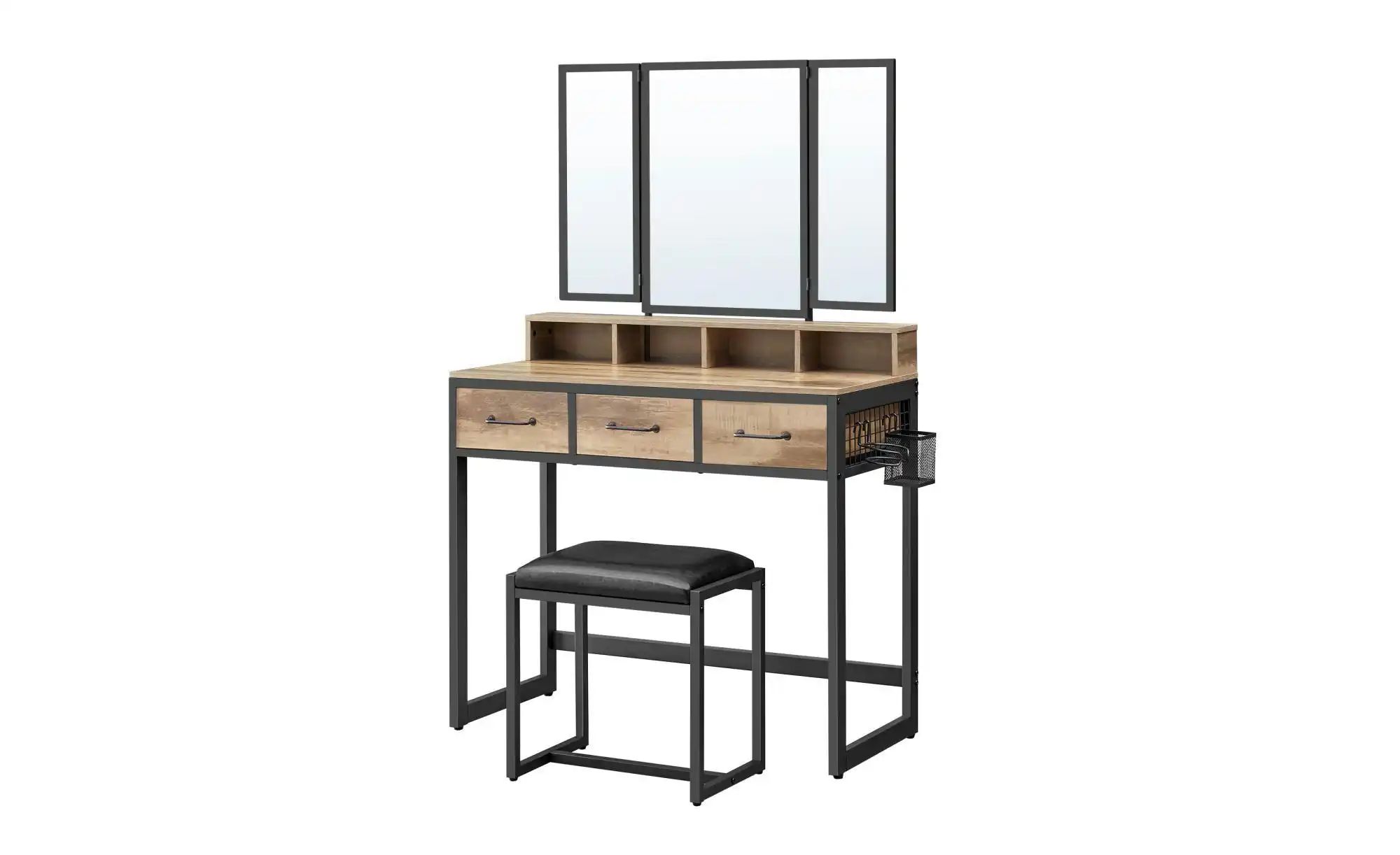 Schminktisch    braun  Maße (cm): B: 90 H: 141 | 00194343041100