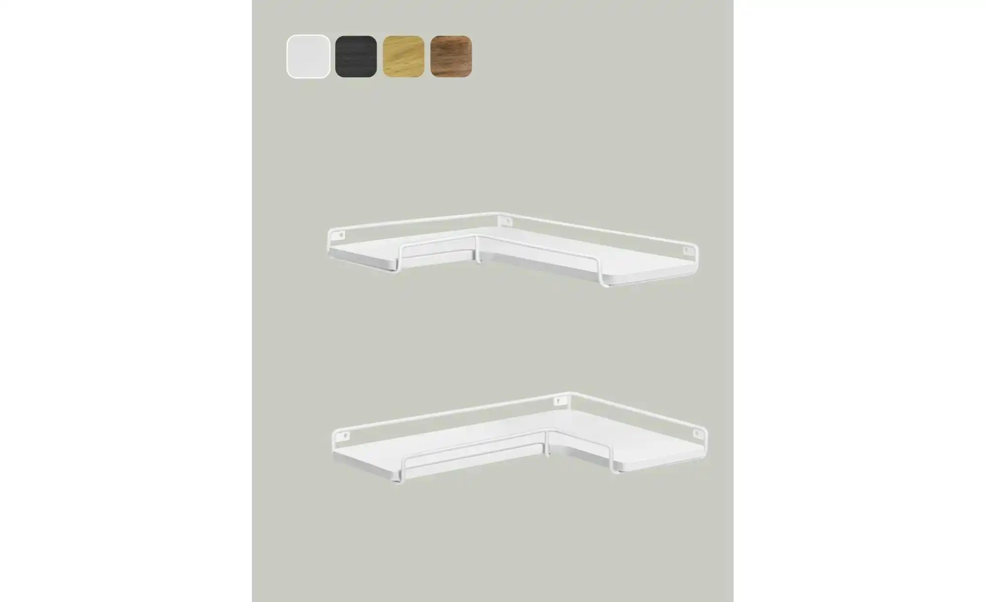 Wandregal   ¦ weiß ¦ Maße (cm): B: 40 H: 4 Regale > Wandregale - Höffner günstig online kaufen