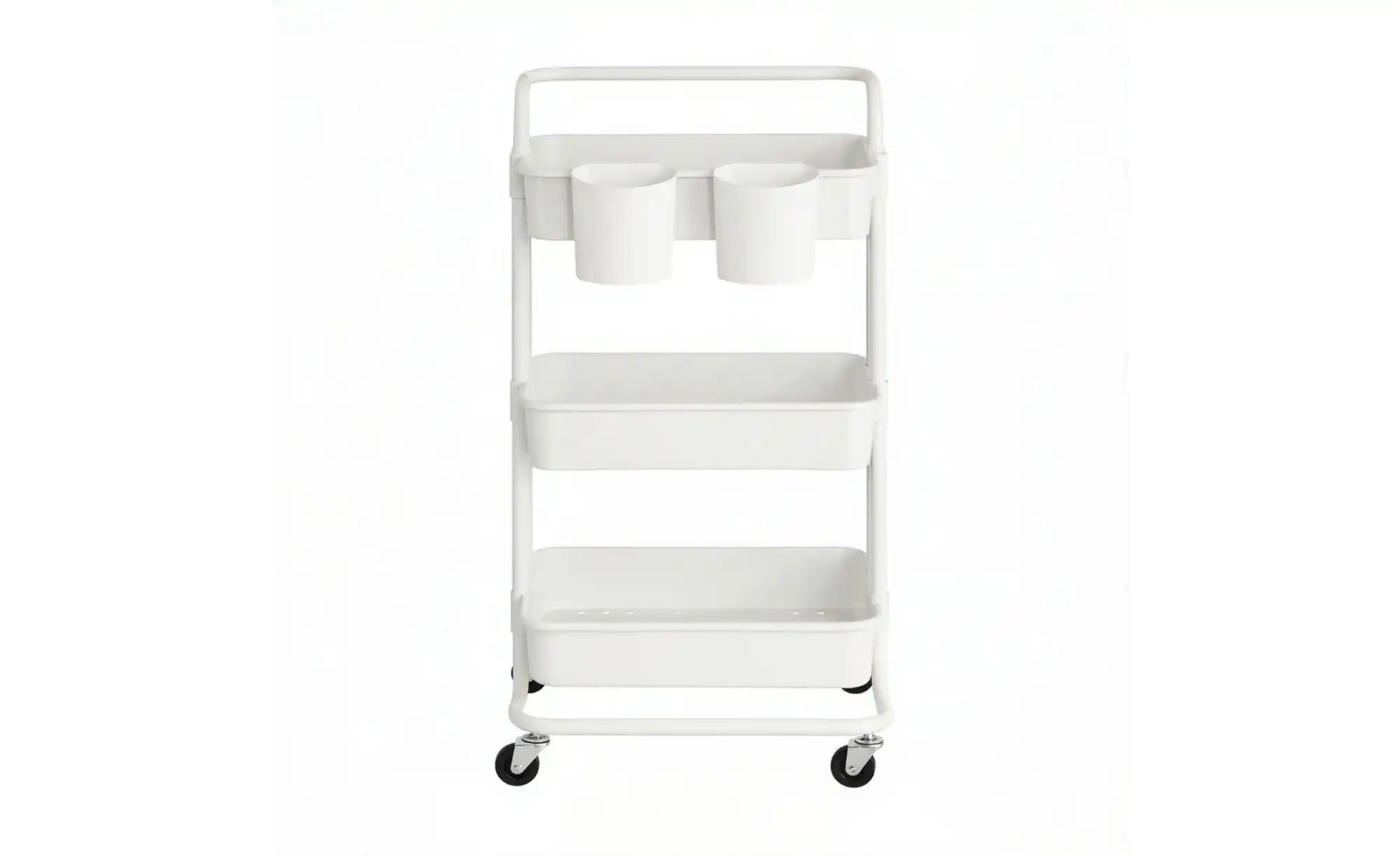 Servierwagen   ¦ weiß ¦ Maße (cm): B: 42,5 H: 86,3 Tische > Servierwagen - günstig online kaufen