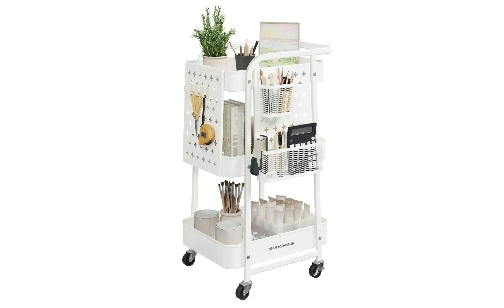 Beistelltisch   ¦ weiß ¦ Maße (cm): B: 43,3 H: 73,9 Tische > Beistelltische günstig online kaufen