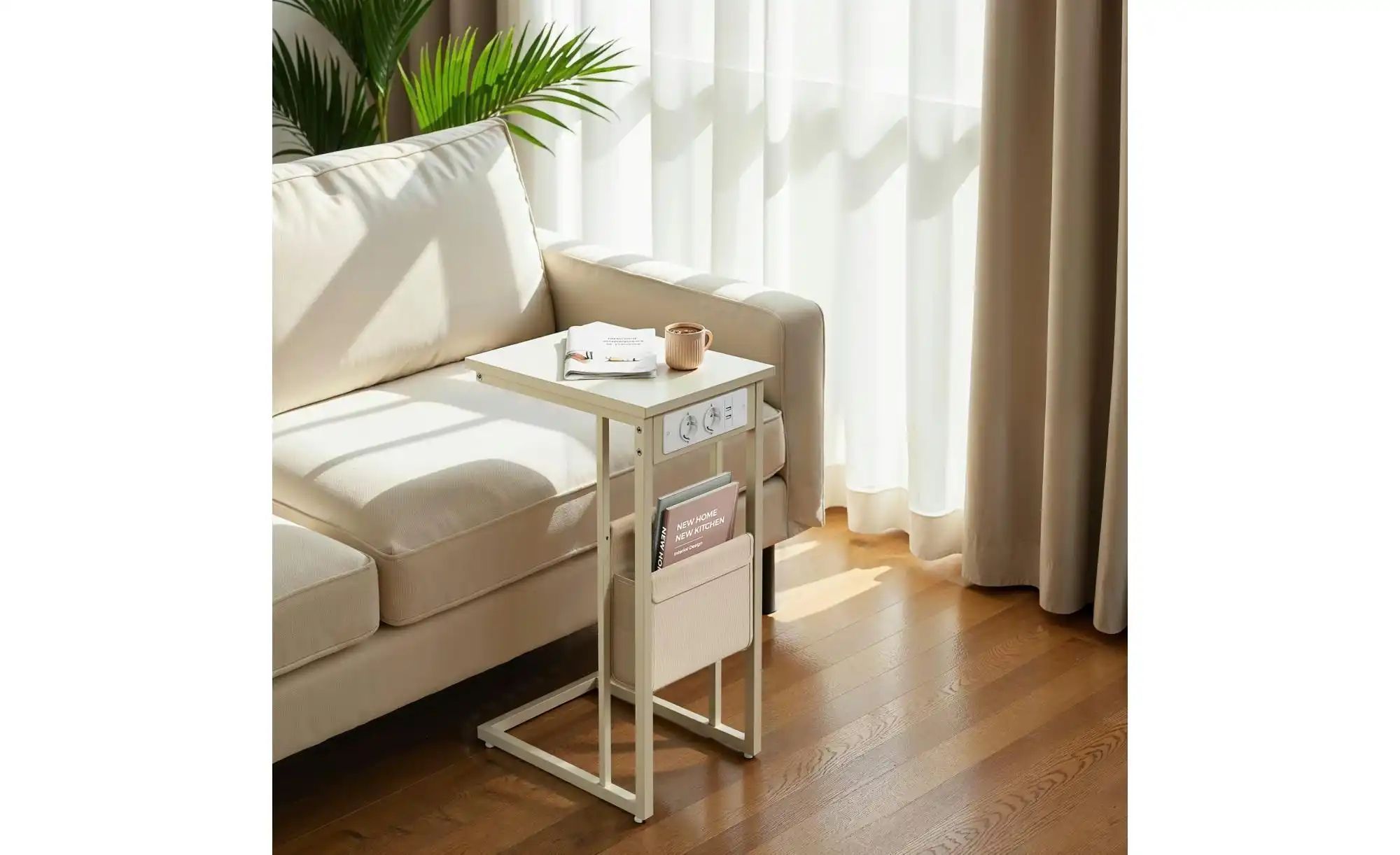 Beistelltisch   ¦ weiß ¦ Maße (cm): B: 30 H: 62 Tische > Beistelltische > B günstig online kaufen