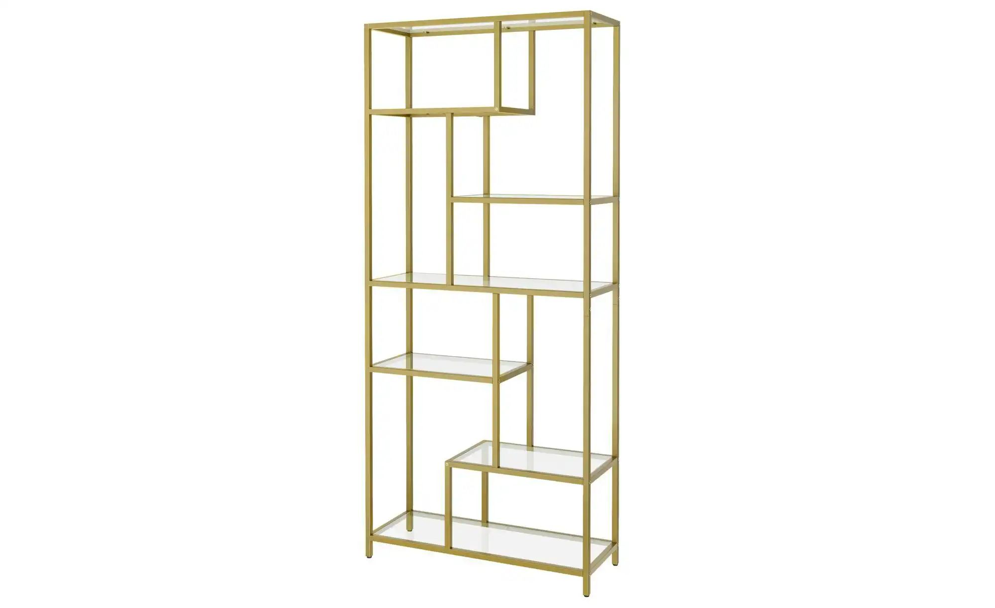 Regal   ¦ gold ¦ Maße (cm): B: 80 H: 180 Regale > Standregale - Höffner günstig online kaufen