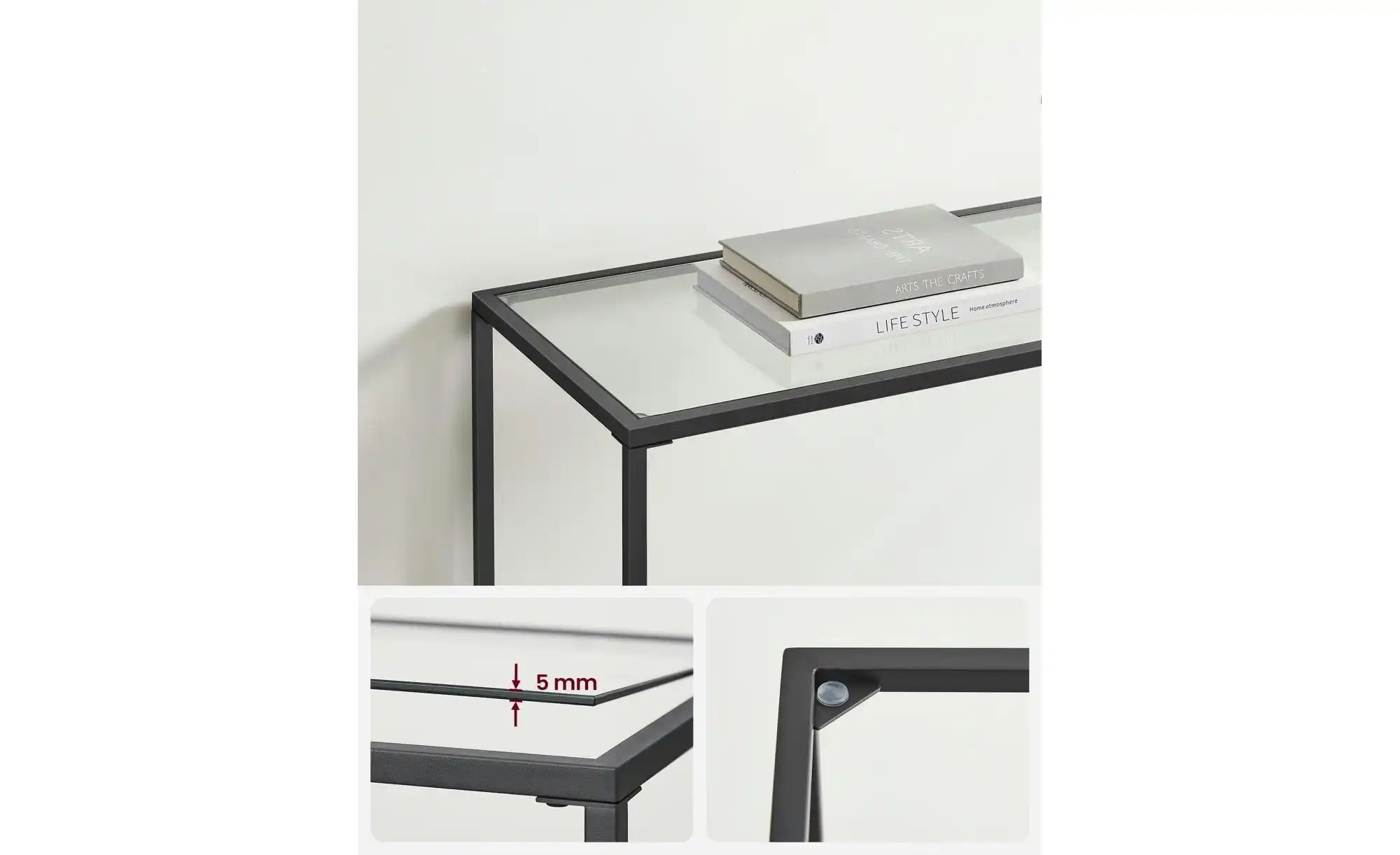 Konsolentisch   ¦ schwarz ¦ Maße (cm): B: 100 H: 80 Tische > Konsolentische günstig online kaufen