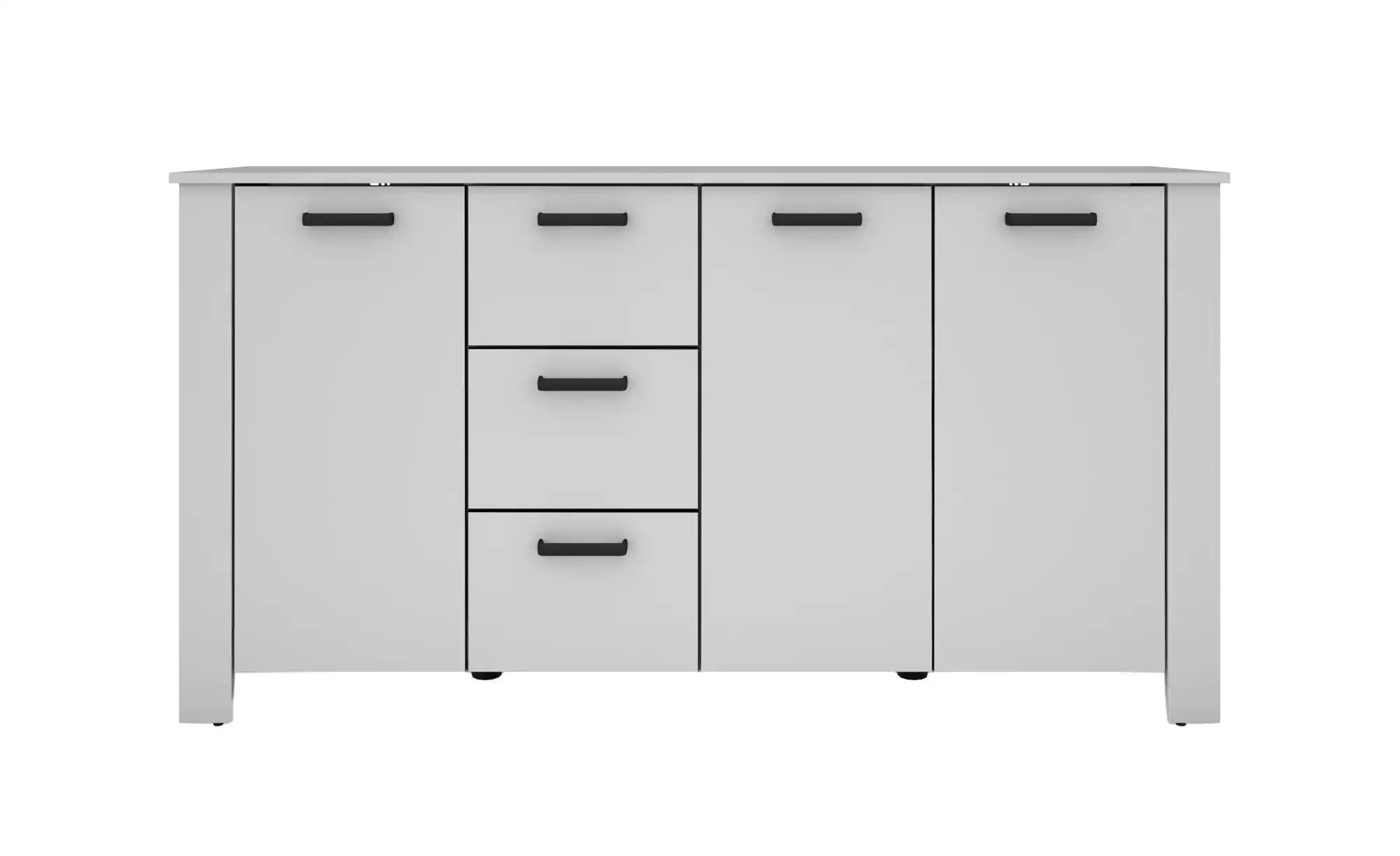 by Living Sideboard   ¦ weiß ¦ Maße (cm): B: 160 H: 84 Kommoden & Sideboard günstig online kaufen