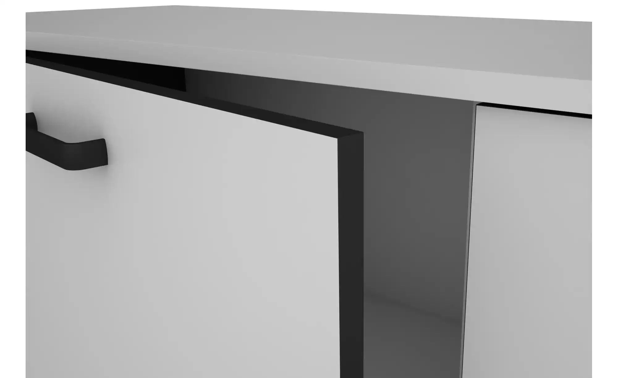 by Living Sideboard   ¦ weiß ¦ Maße (cm): B: 140 H: 84 Kommoden & Sideboard günstig online kaufen