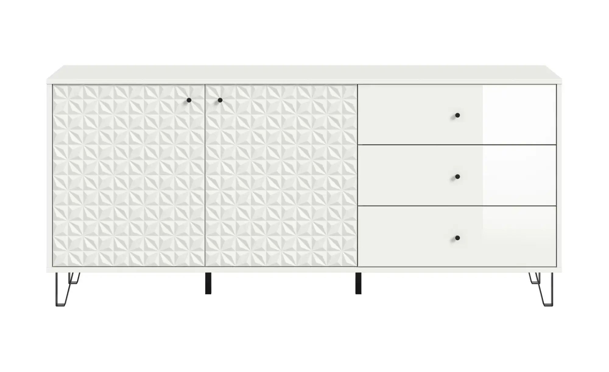 Thumbnail - Sideboard  Prisma ¦ weiß ¦ Maße (cm): B: 169 H: 76 Kommoden & Sideboards > Sideboards - Höffner