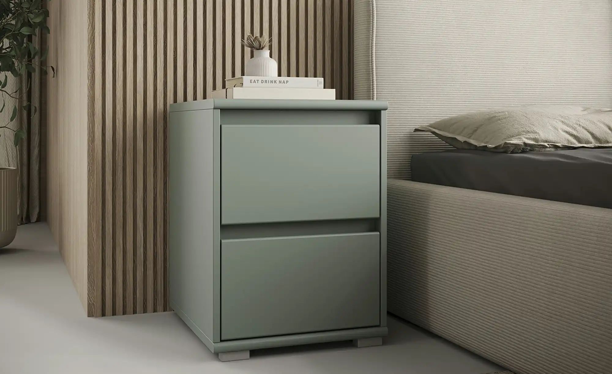 Thumbnail - Kommode  Igliano ¦ grün ¦ Maße (cm): B: 40 H: 55 T: 48.0 Kommoden & Sideboards > Kommoden - Höffner