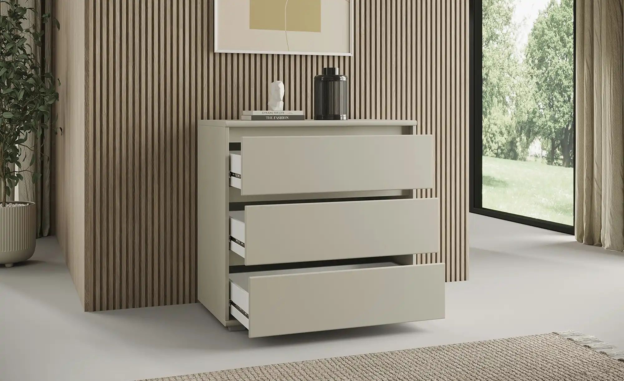 Kommode  Igliano ¦ beige ¦ Maße (cm): B: 80 H: 79 T: 48.0 Kommoden & Sidebo günstig online kaufen