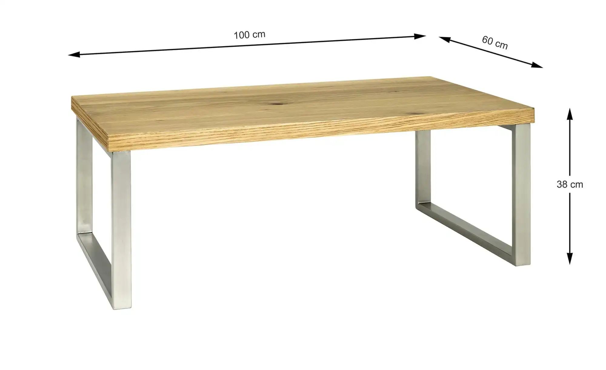 Couchtisch   ¦ holzfarben ¦ Maße (cm): B: 100 H: 38 Tische > Beistelltische günstig online kaufen