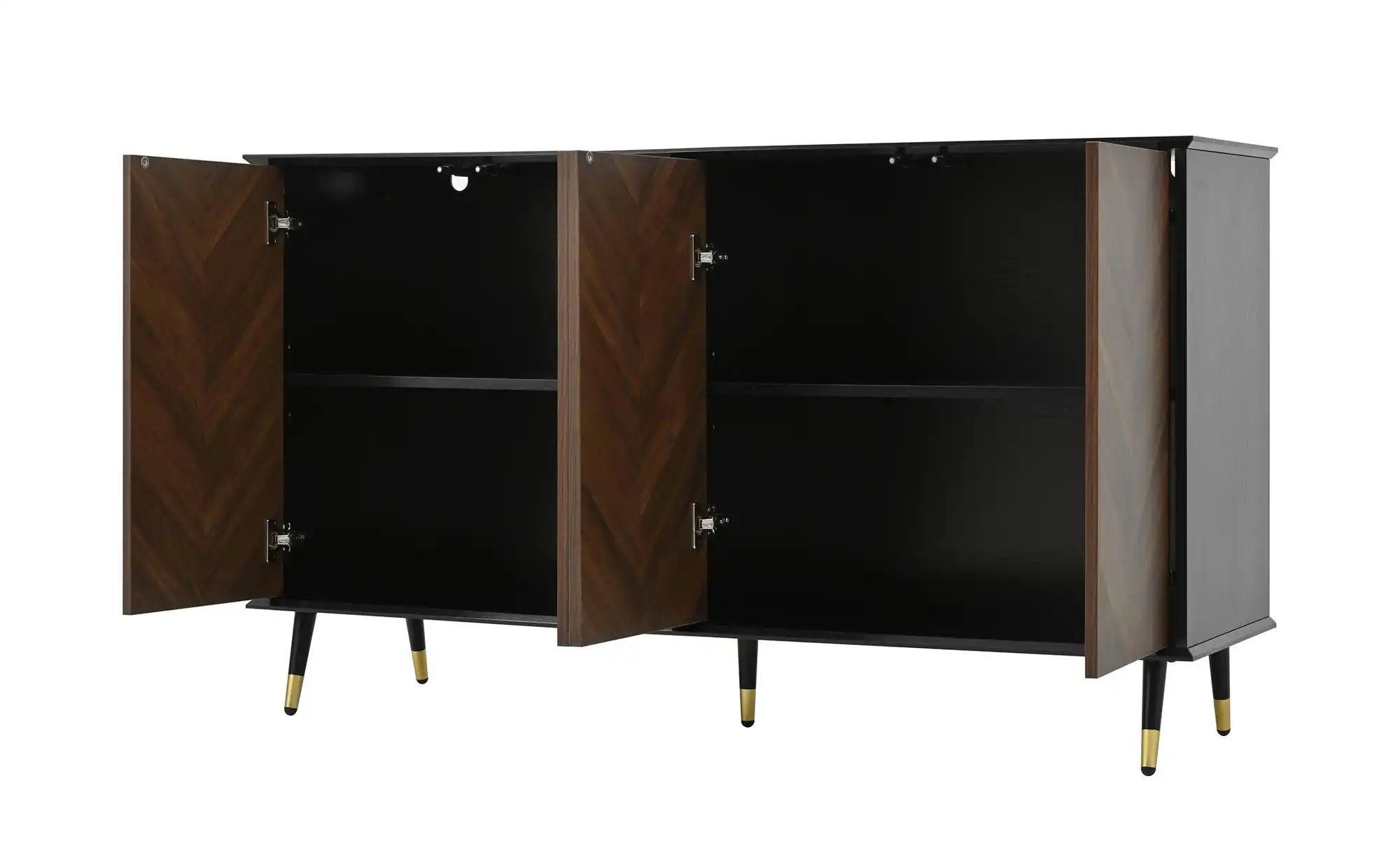 Sideboard   ¦ braun ¦ Maße (cm): B: 140 H: 80 Kommoden & Sideboards > Sideb günstig online kaufen
