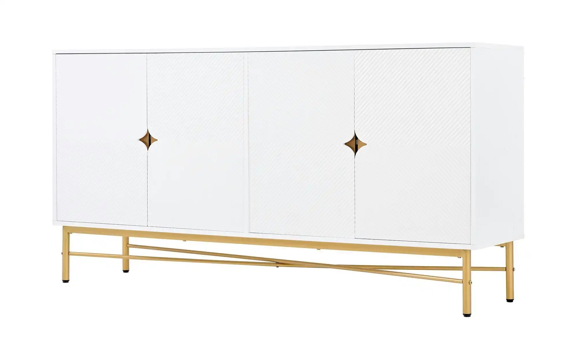 Sideboard   ¦ weiß ¦ Maße (cm): B: 160 H: 82 Kommoden & Sideboards > Sidebo günstig online kaufen