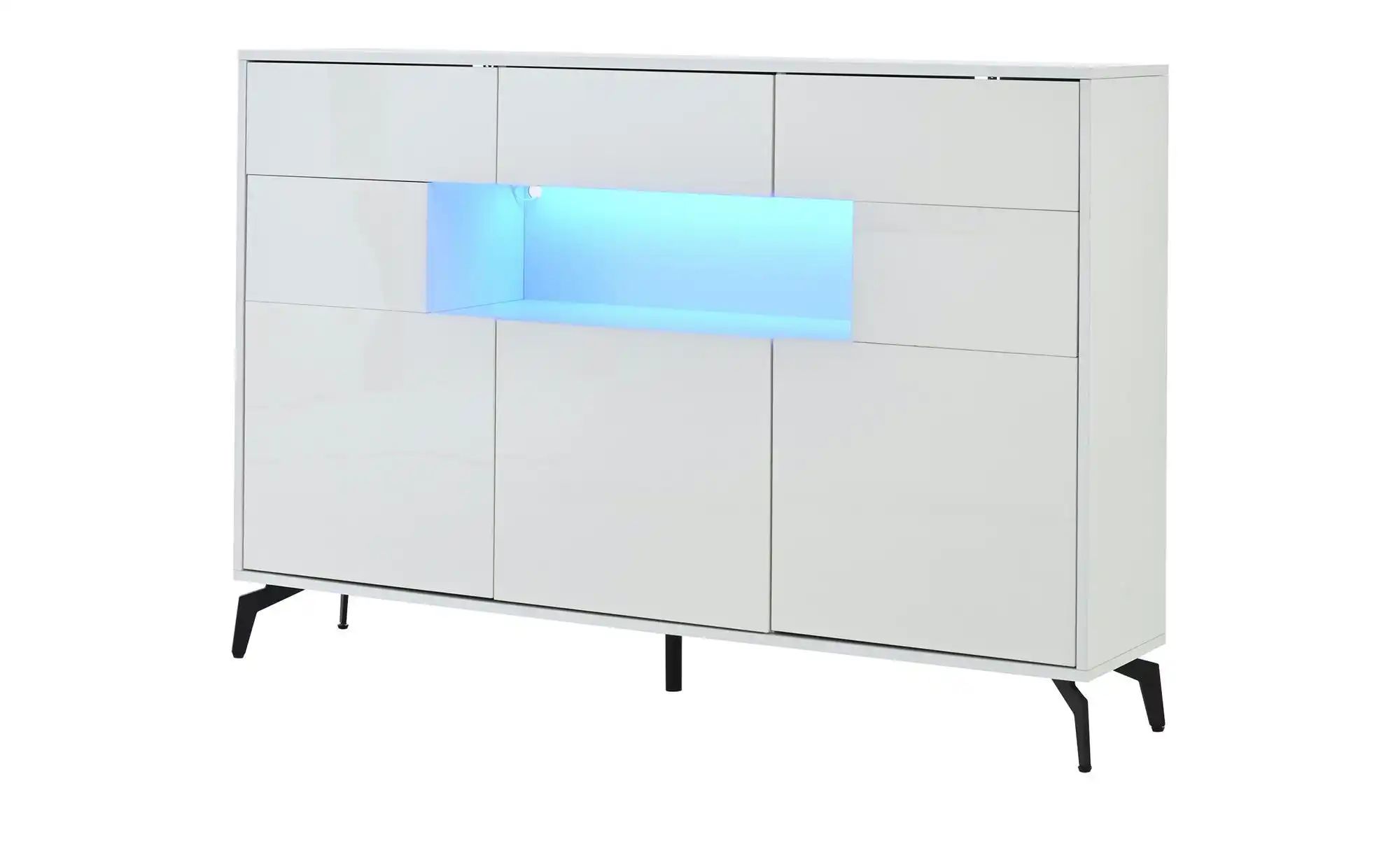 Sideboard   ¦ weiß ¦ Maße (cm): B: 140 H: 94 Kommoden & Sideboards > Sidebo günstig online kaufen