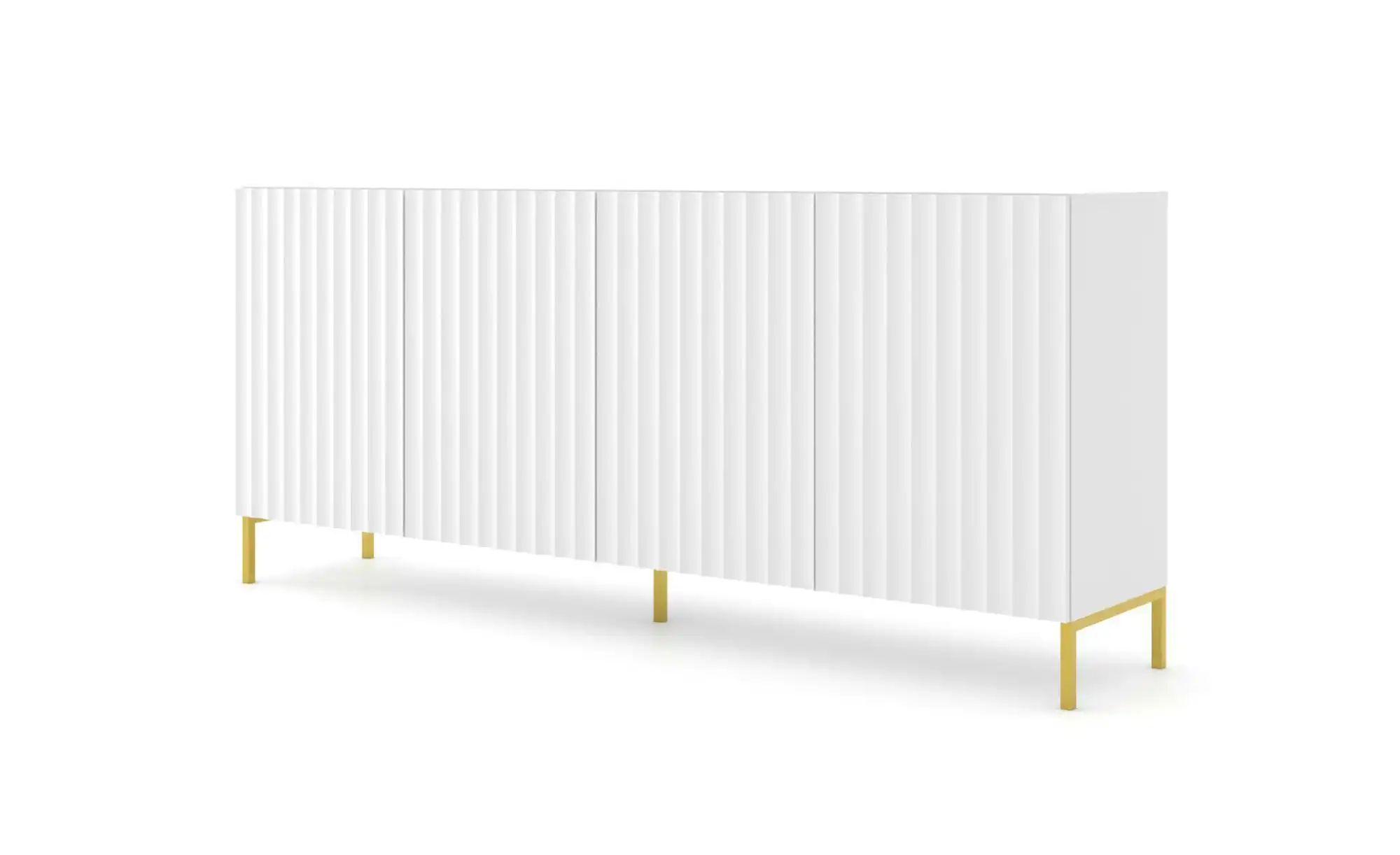 Sideboard   ¦ weiß ¦ Maße (cm): B: 200 H: 87 Kommoden & Sideboards > Sidebo günstig online kaufen