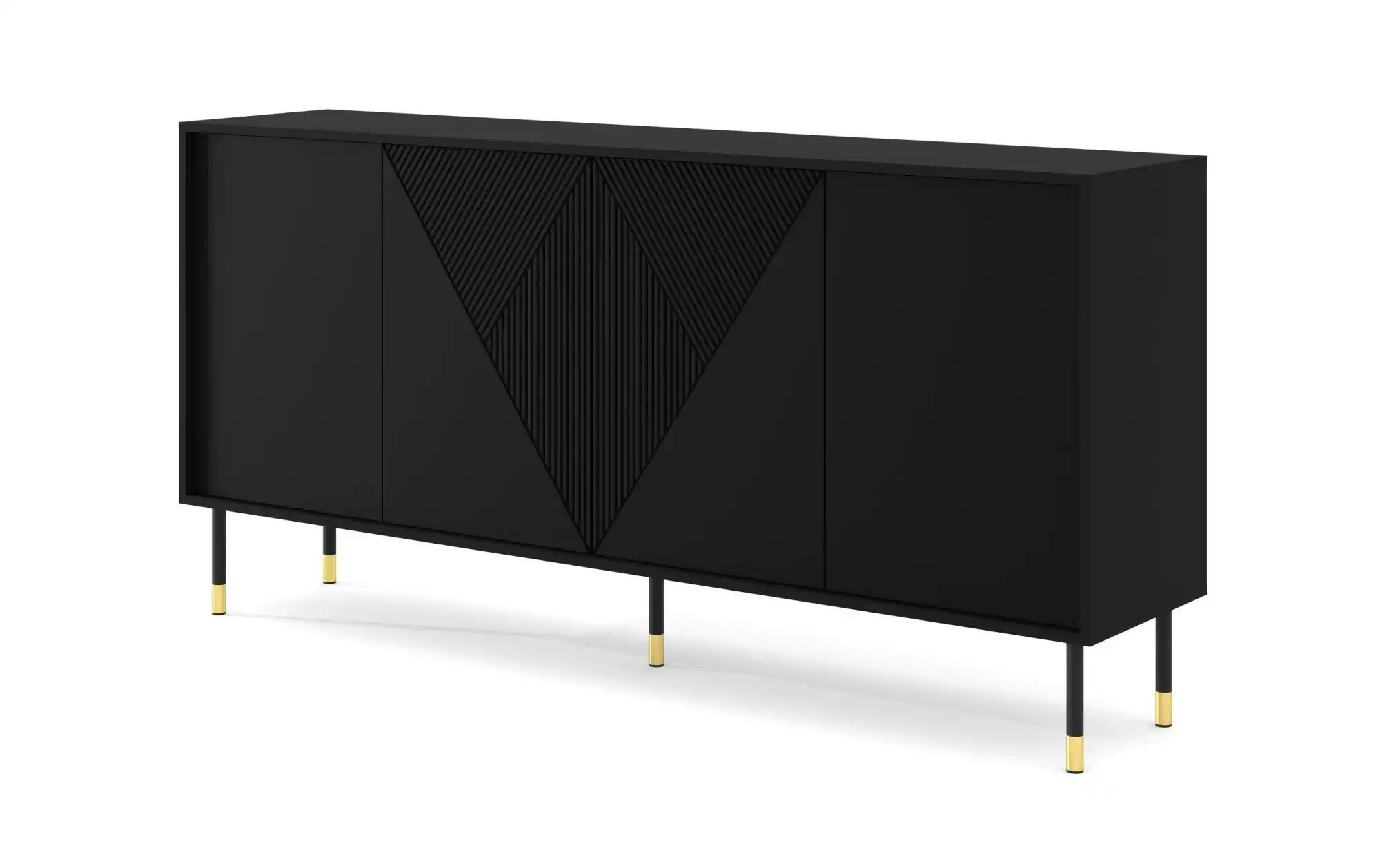 Sideboard ¦ schwarz ¦ Maße (cm): B: 180 H: 88 Kommoden & Sideboards > Sideboards - Höffner