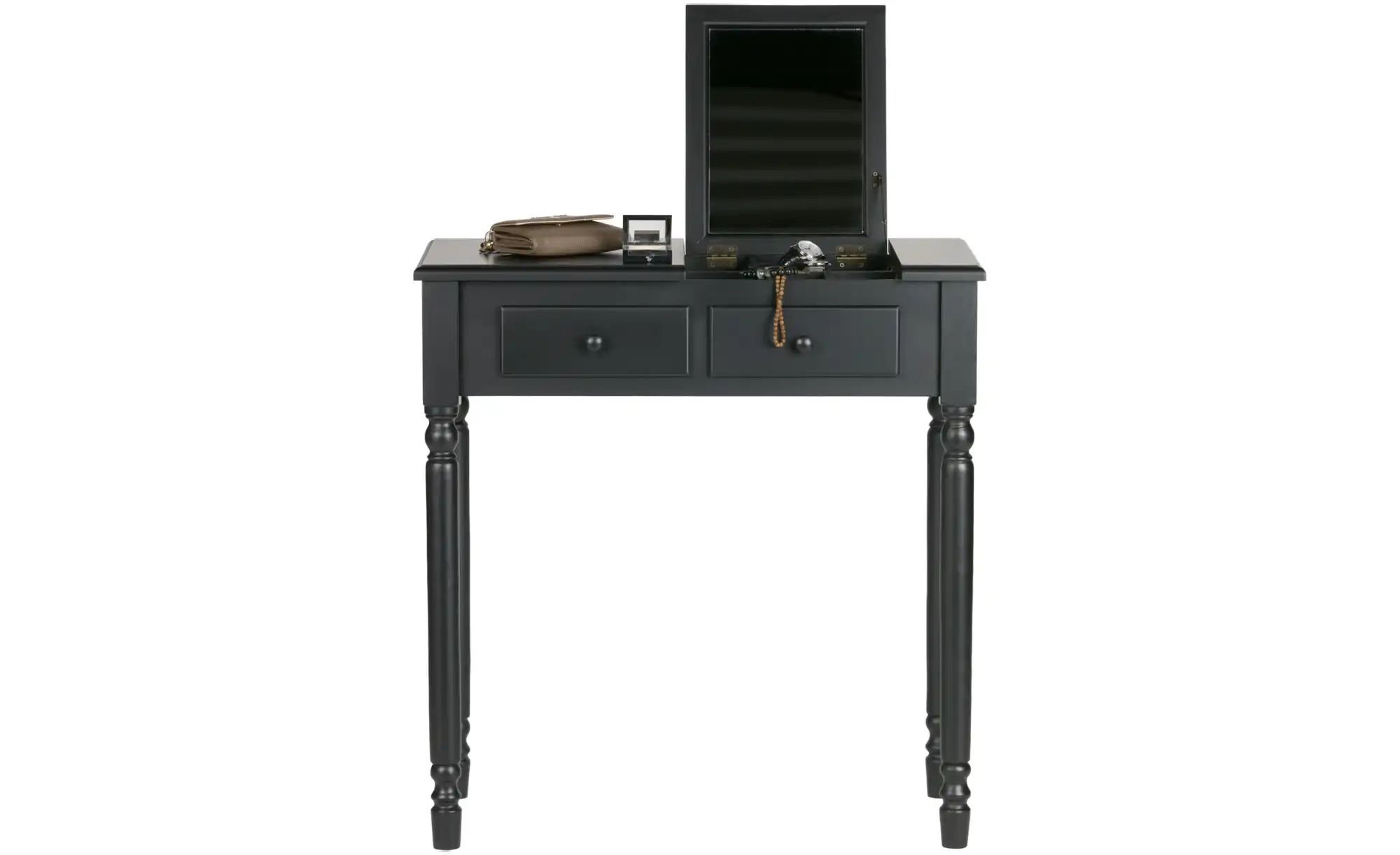 Thumbnail - WOOOD Schminktisch   ¦ schwarz ¦ Maße (cm): B: 75 H: 78 Tische > Schminktische - Höffner