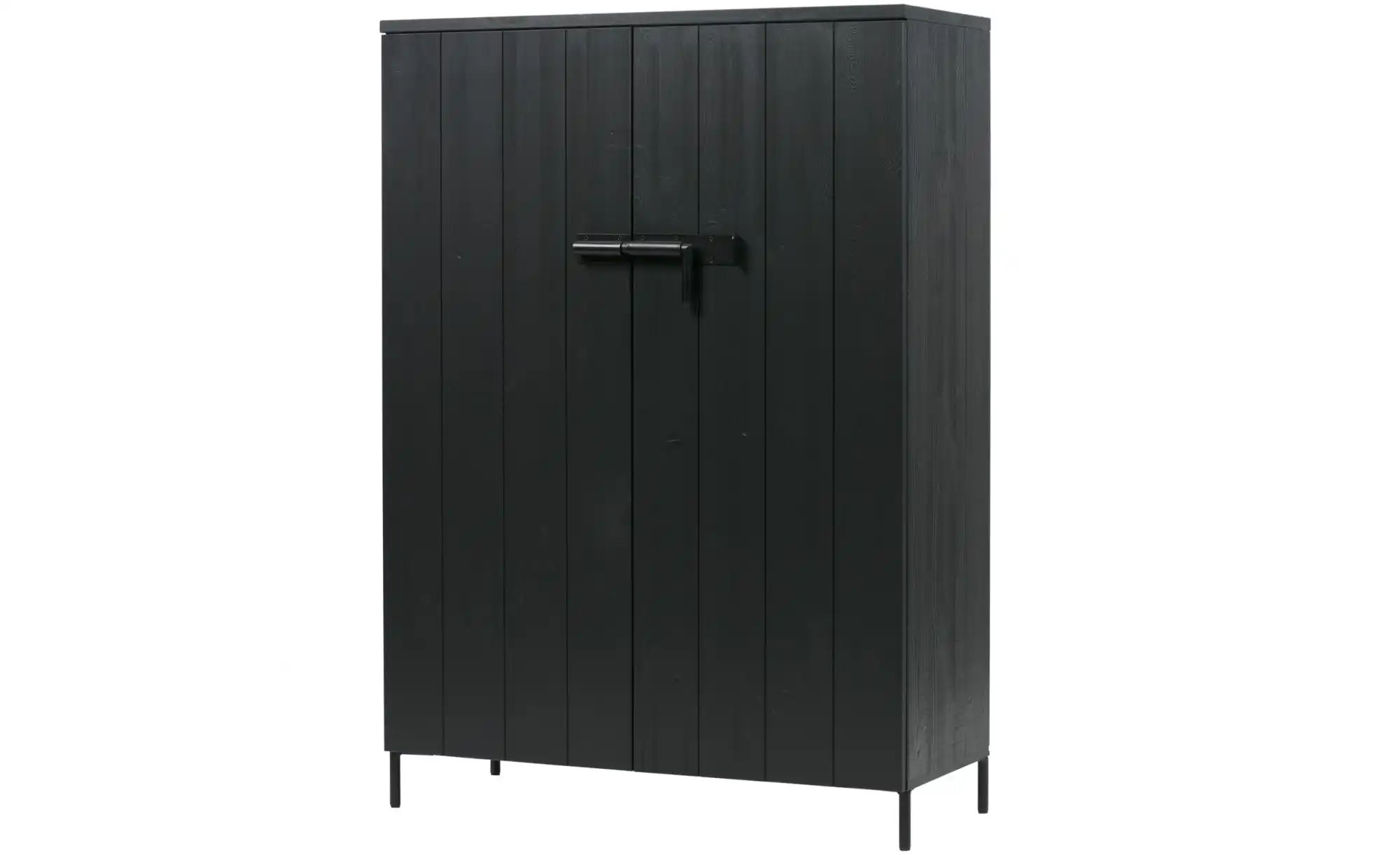 WOOOD Highboard    schwarz  Maße (cm): B: 100 H: 140,5 | 08714713077915