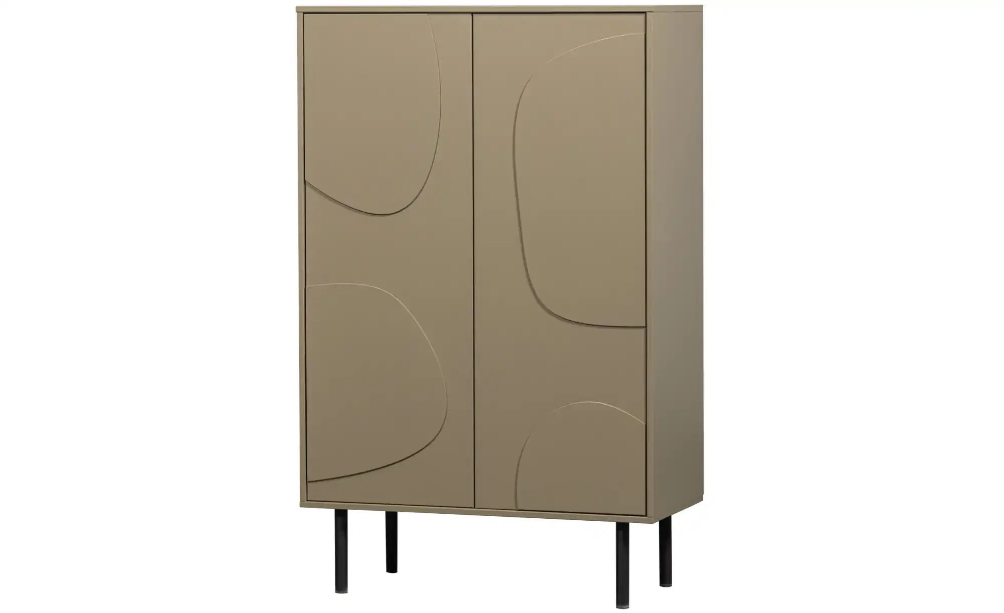 WOOOD Highboard ¦ beige ¦ Maße (cm): B: 85 H: 135 Kommoden & Sideboards > Highboards - Höffner