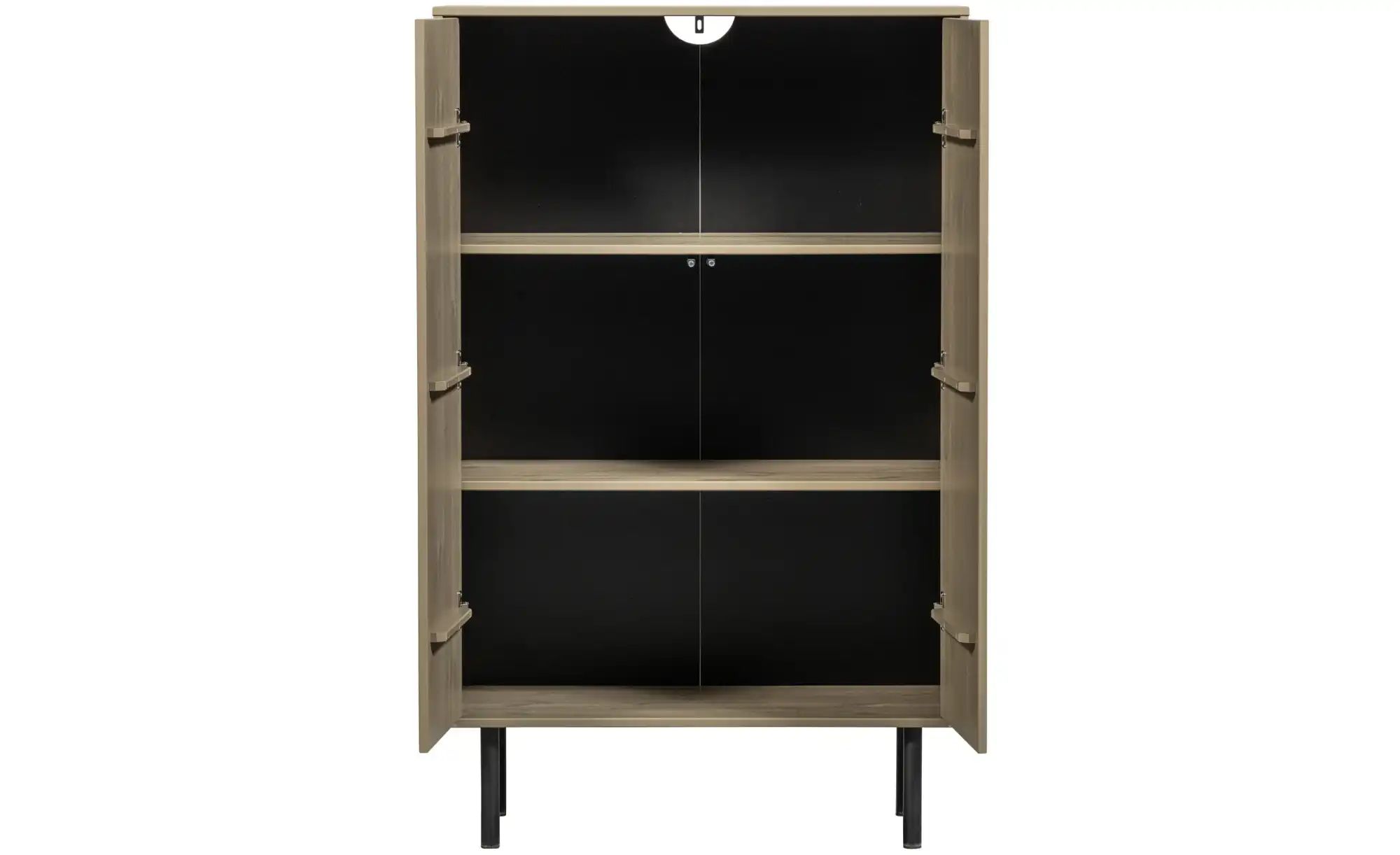 Thumbnail - WOOOD Highboard   ¦ beige ¦ Maße (cm): B: 85 H: 135 Kommoden & Sideboards > Highboards - Höffner
