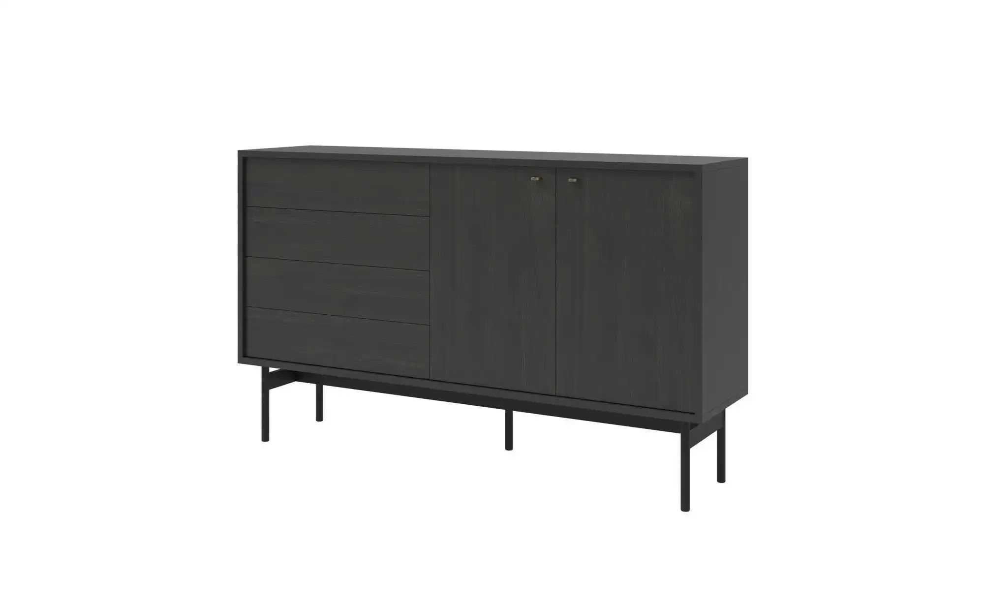 Selsey Sideboard    schwarz  Maße (cm): B: 154 H: 92,5 | 05902622543963