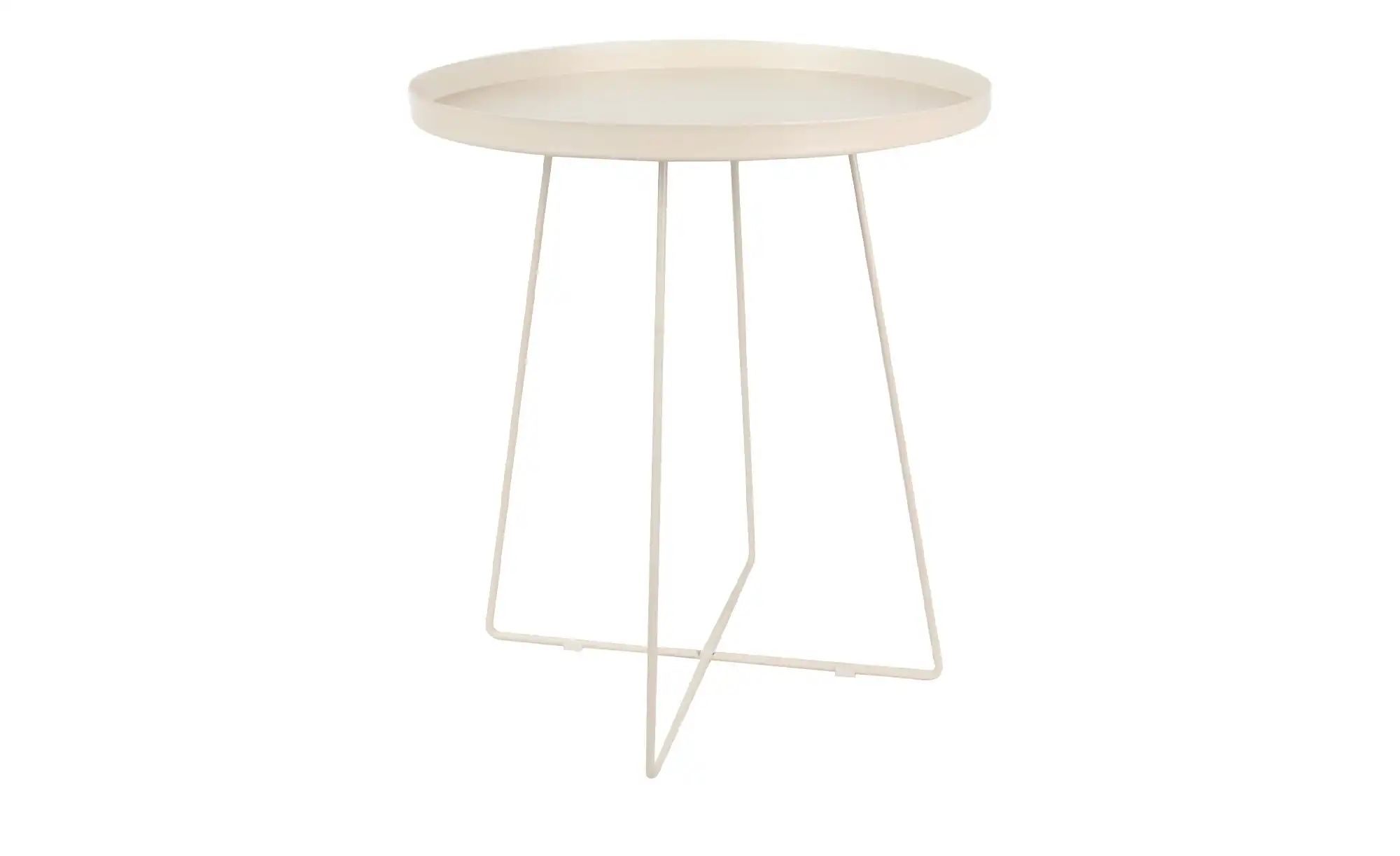Beistelltisch Valentino ¦ beige ¦ Maße (cm): H: 51 Ø: 45 Tische > Beistelltische > Beistelltische ohne Rollen - Höffner