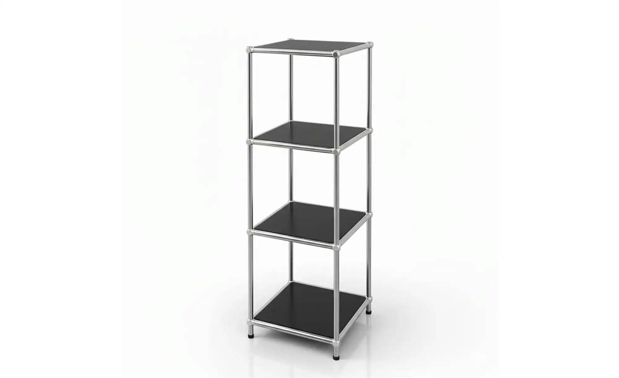 Floordirekt Metallregal ¦ schwarz ¦ Maße (cm): B: 30 H: 89 Regale > Standregale - Höffner