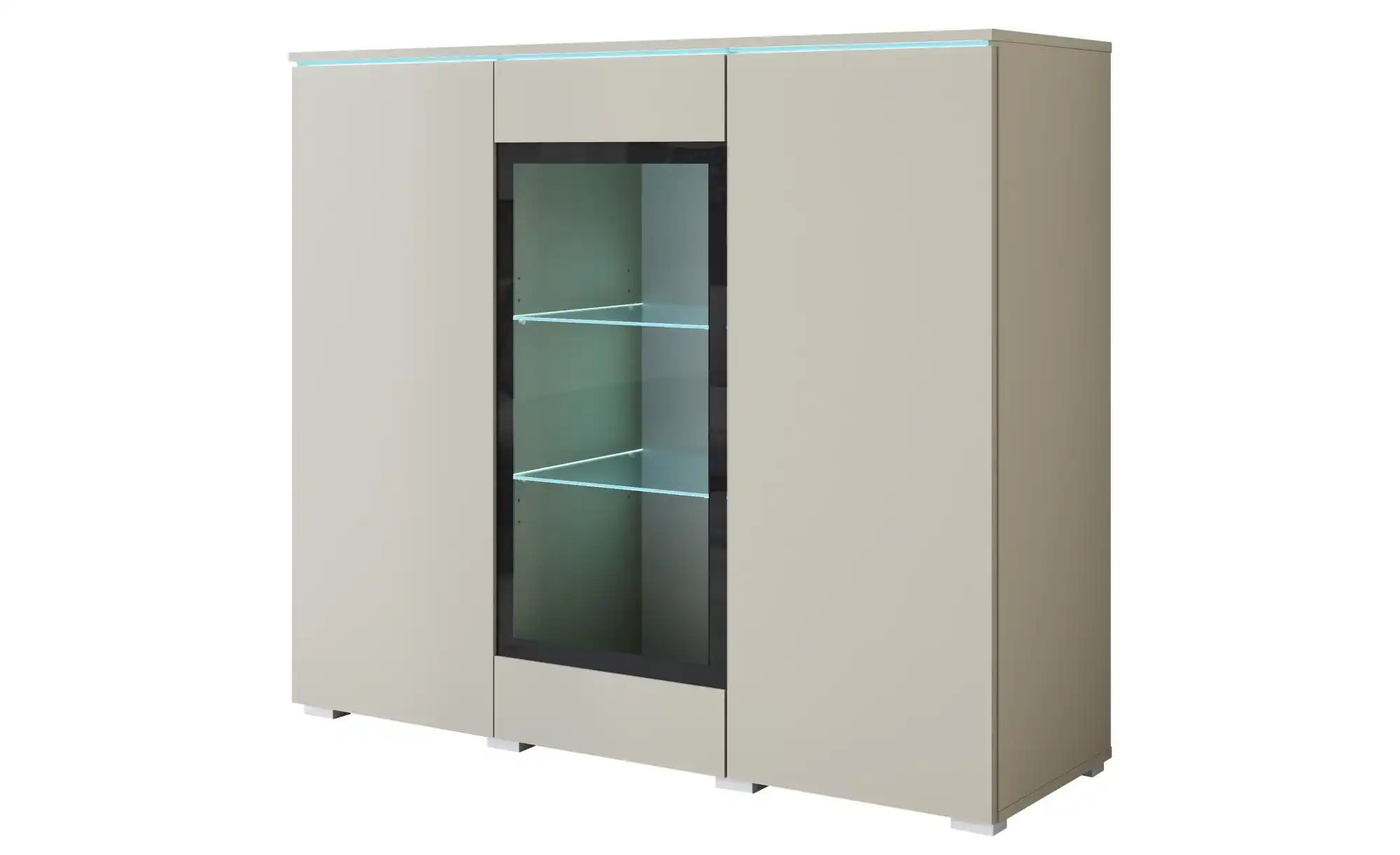 Highboard Vera ¦ beige ¦ Maße (cm): B: 120 H: 103,3 Kommoden & Sideboards > Highboards - Höffner
