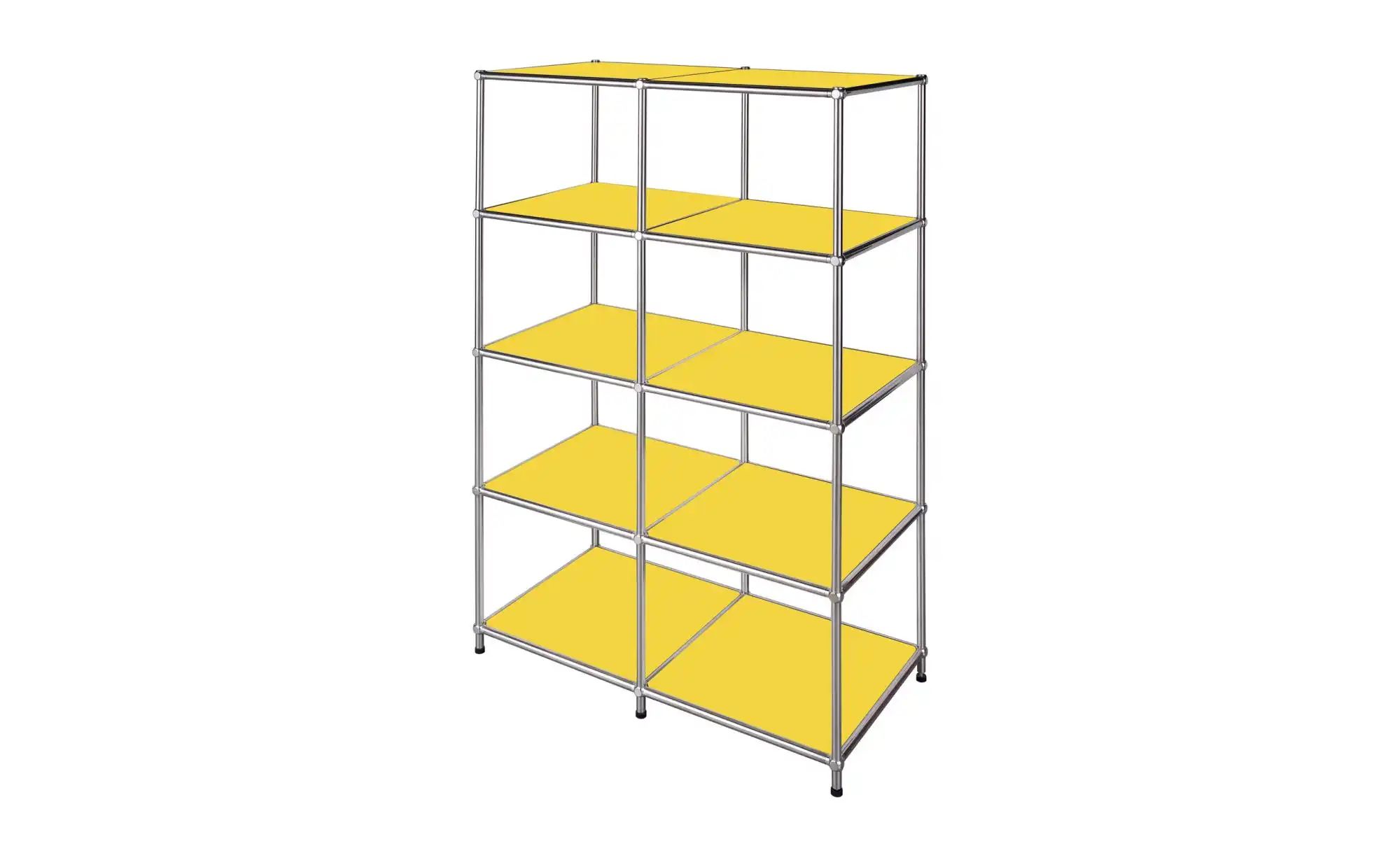 Floordirekt Metallregal ¦ gelb ¦ Maße (cm): B: 78 H: 118 Regale > Standregale - Höffner