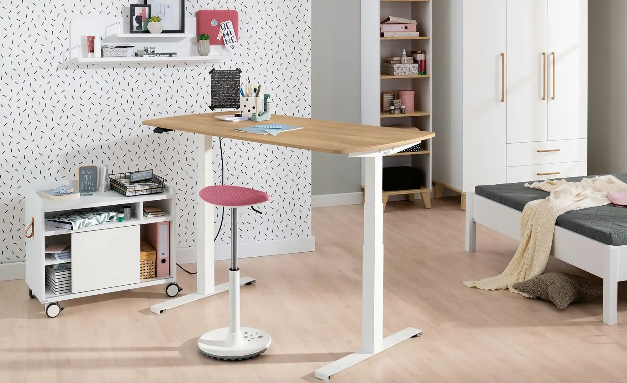 PAIDI Sitz- und Stehhocker  Swifty ¦ rosa/pink ¦ Maße (cm): B: 38 H: 52 T: günstig online kaufen