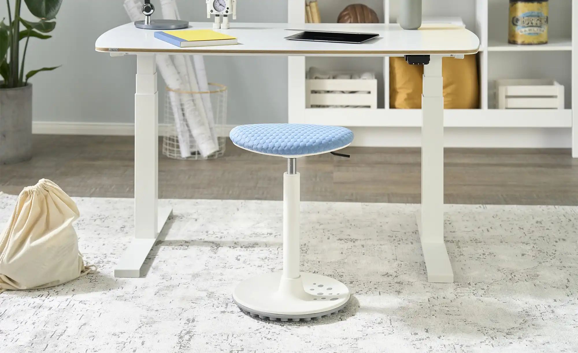 PAIDI Sitz- und Stehhocker  Swifty ¦ blau ¦ Maße (cm): B: 38 H: 52 T: 27.5 günstig online kaufen