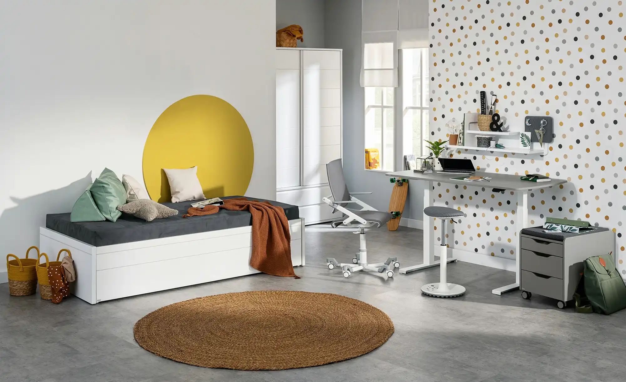 PAIDI Sitz- und Stehhocker  Swifty ¦ grau ¦ Maße (cm): B: 38 H: 52 T: 27.5 günstig online kaufen