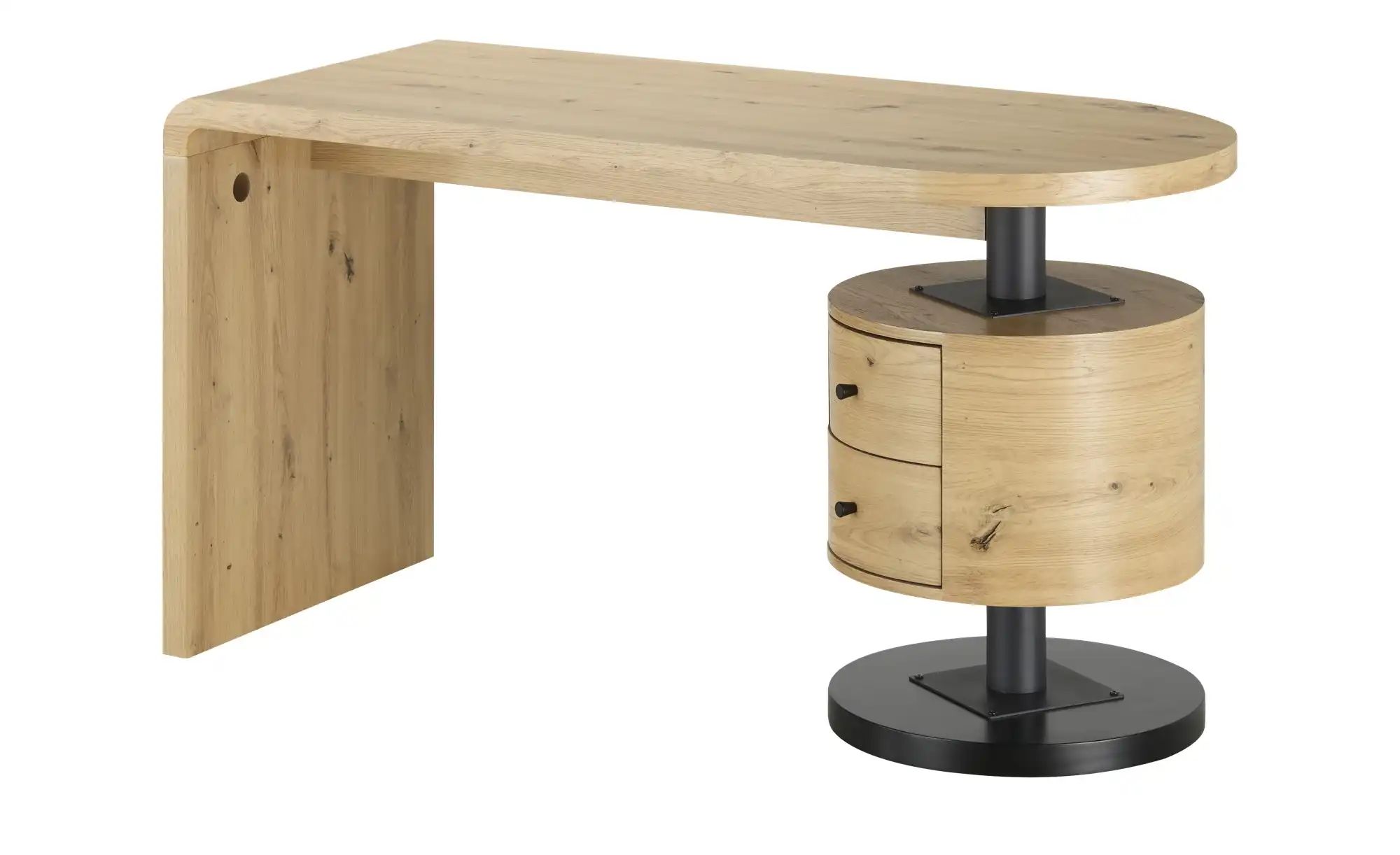Schreibtisch  Aich ¦ holzfarben ¦ Maße (cm): B: 140 H: 75 T: 60.0 Tische > günstig online kaufen