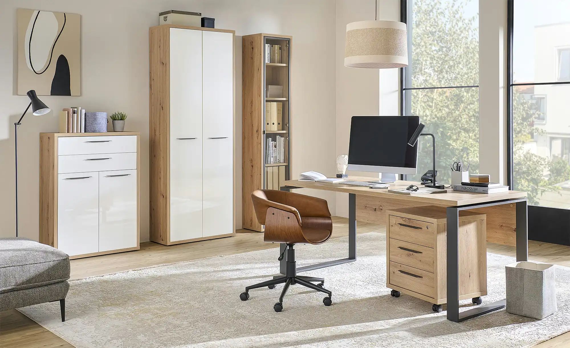 Regal  Donau ¦ holzfarben ¦ Maße (cm): B: 81,6 H: 112 T: 35.7 Regale > Stan günstig online kaufen