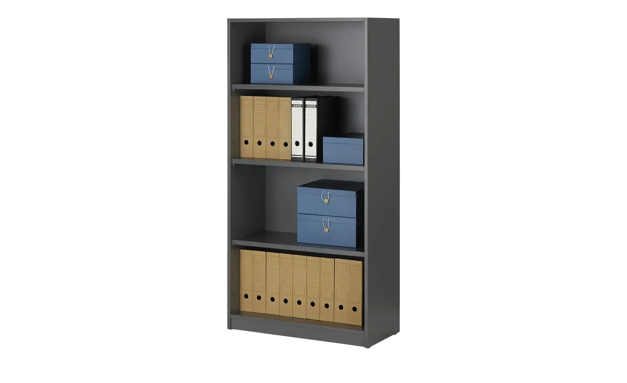 Büroregal  SOLIDLine ¦ grau ¦ Maße (cm): B: 80 H: 159,8 T: 40 Regale > Büro günstig online kaufen