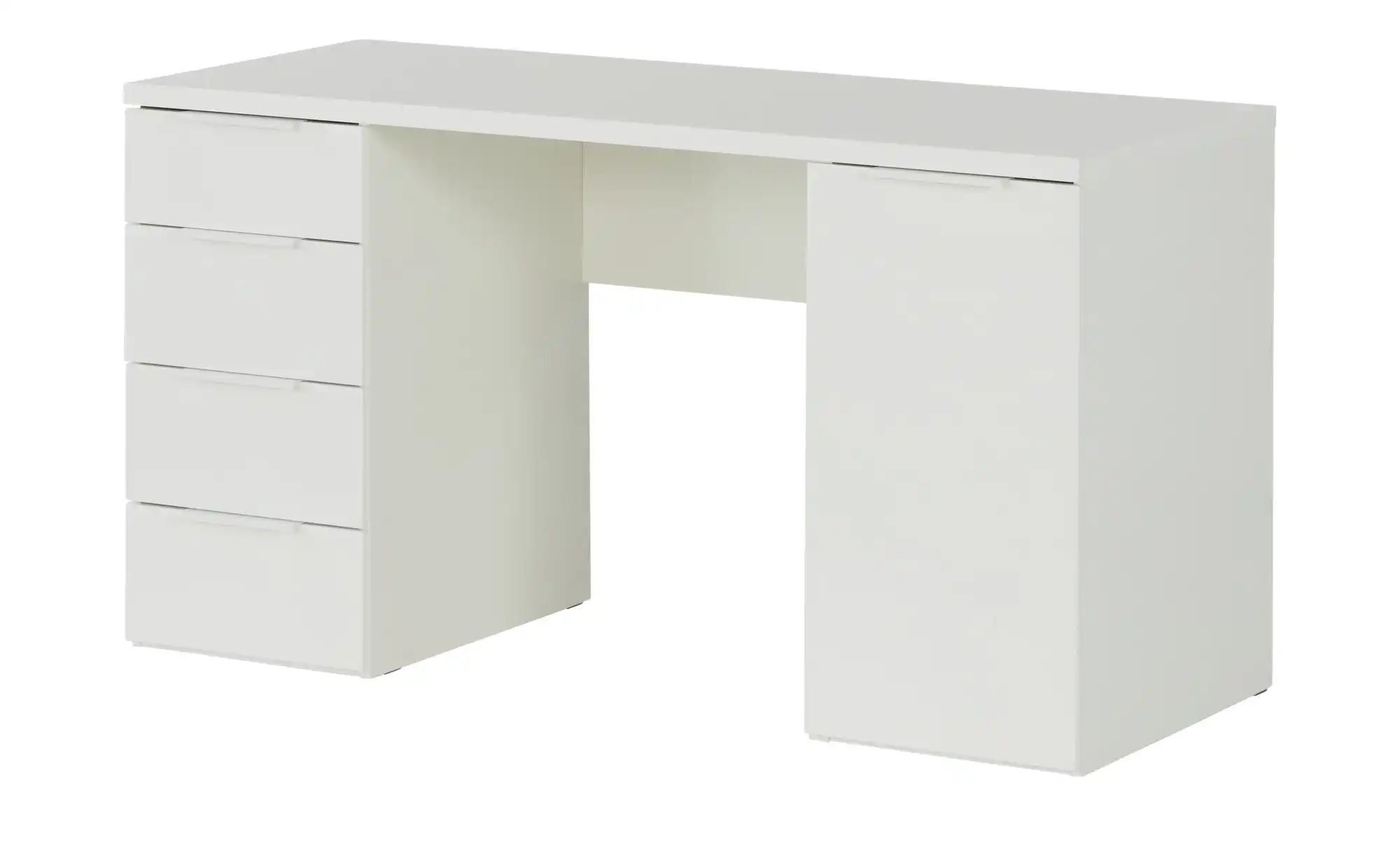 Schreibtisch  Este ¦ weiß ¦ Maße (cm): B: 145,9 H: 75,4 T: 59.6 Tische > Sc günstig online kaufen