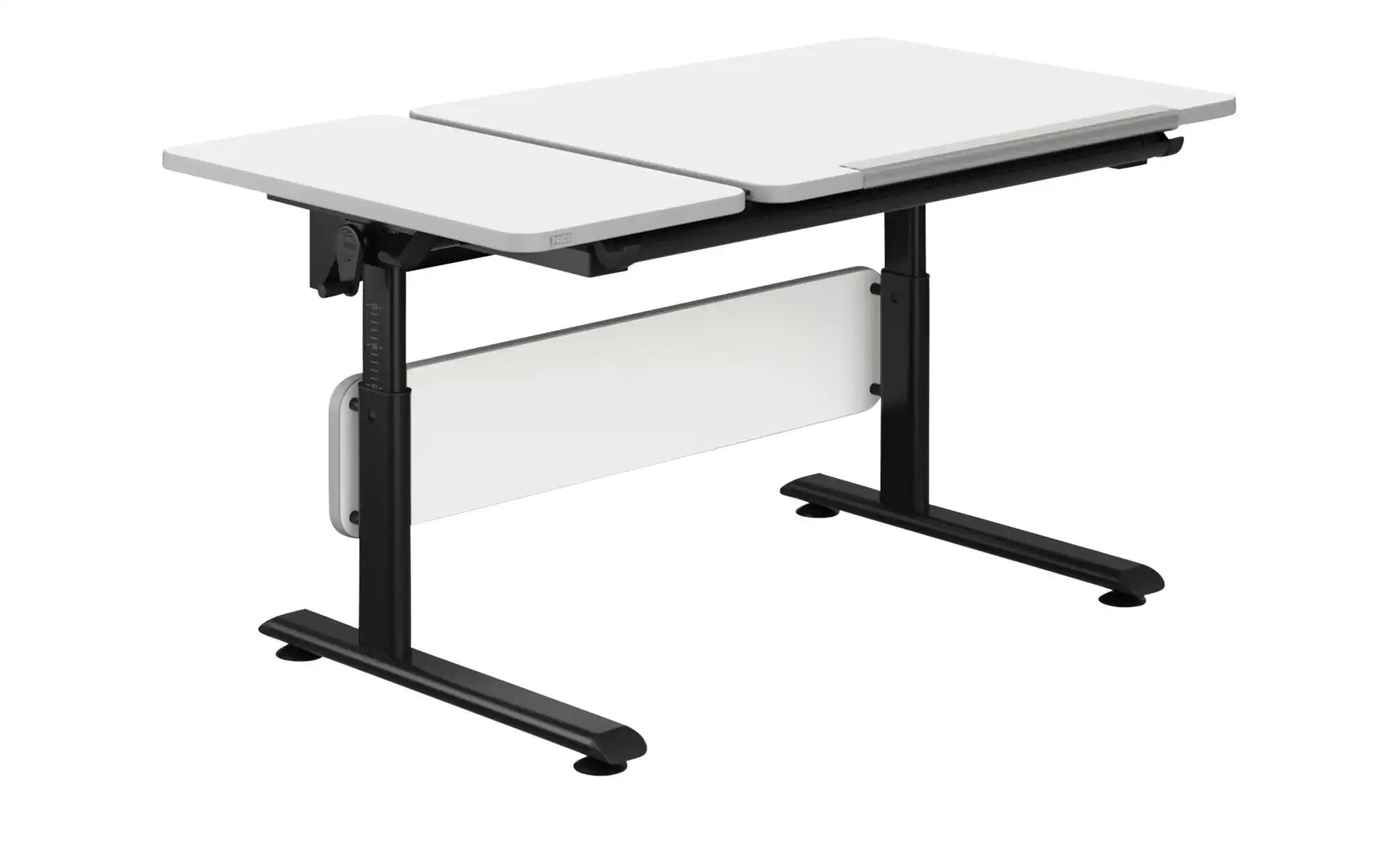 PAIDI Schülerschreibtisch  Diego Black ¦ weiß ¦ Maße (cm): B: 130 H: 53 T: günstig online kaufen