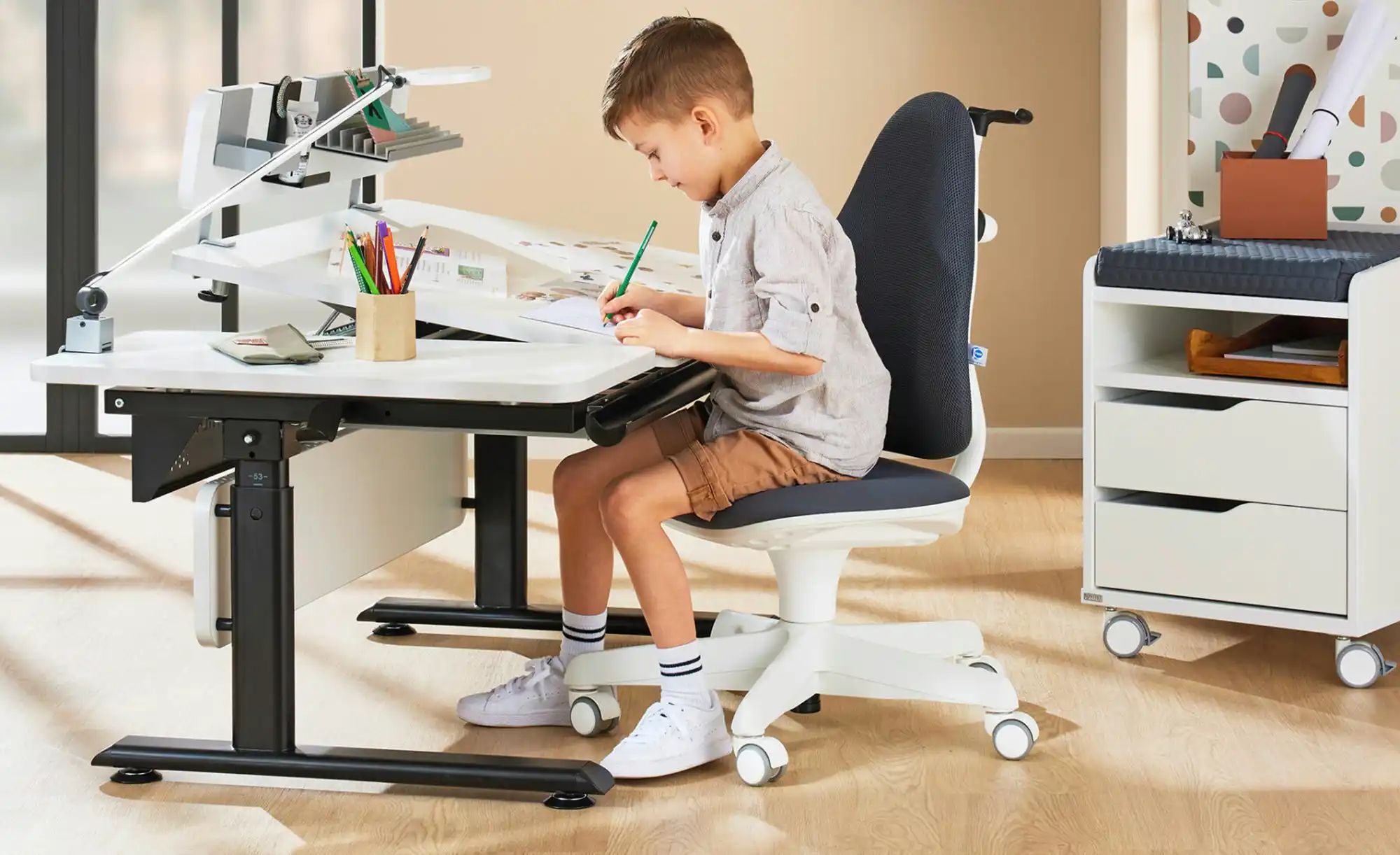 Thumbnail - PAIDI Rollcontainer  Rollcontainer 2S ¦ weiß ¦ Maße (cm): B: 43,3 H: 60,5 T: 47.6 Schränke > Container - Höffner