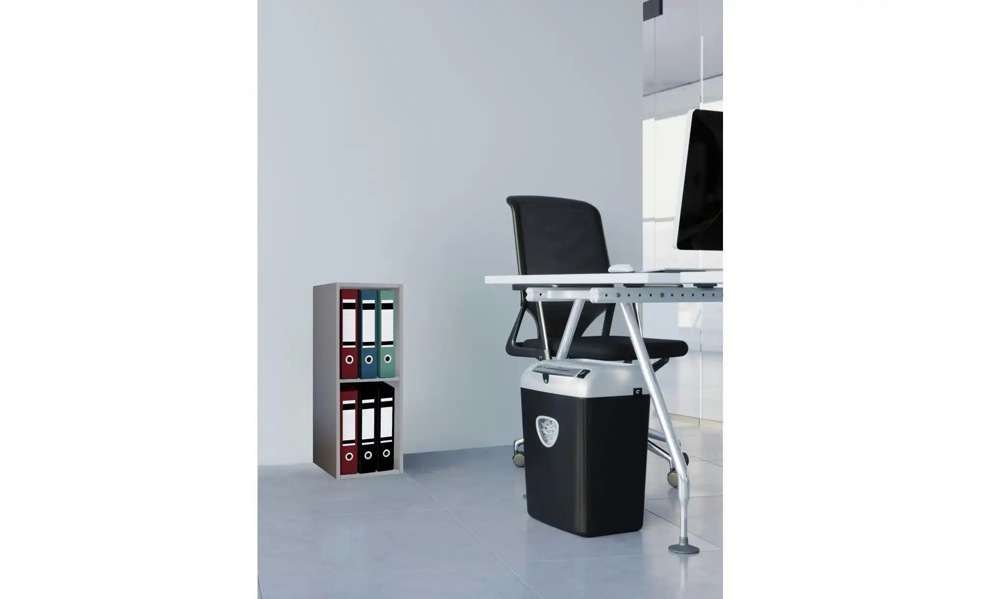 Standregal  Offas ¦ grau ¦ Maße (cm): B: 34 H: 72 T: 30.0 Regale > Bürorega günstig online kaufen