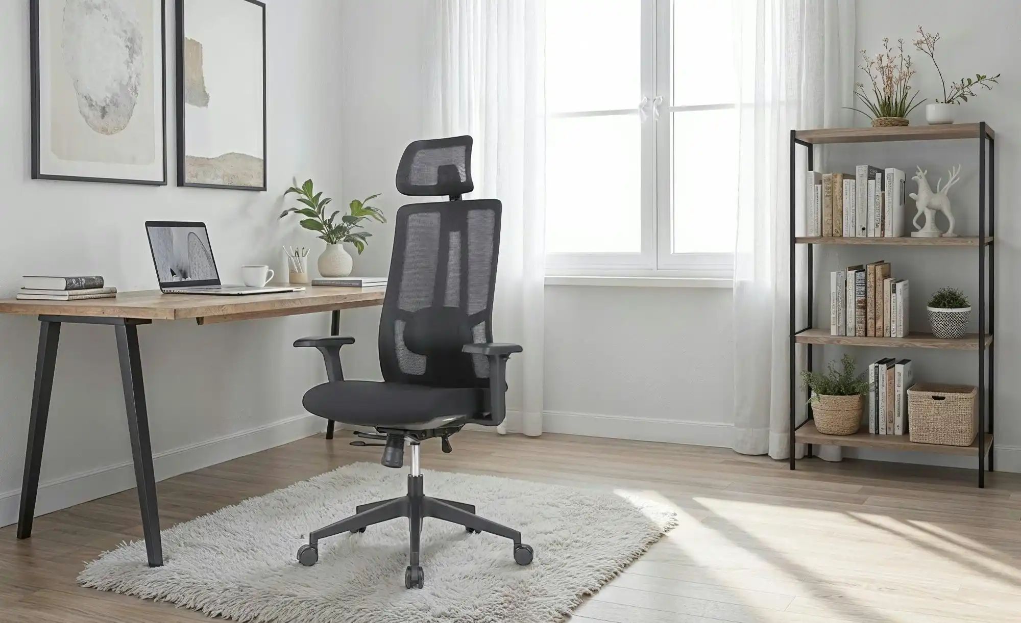 Büro-Drehstuhl  Zaber ¦ schwarz ¦ Maße (cm): B: 70 H: 120 T: 64.0 Stühle > günstig online kaufen